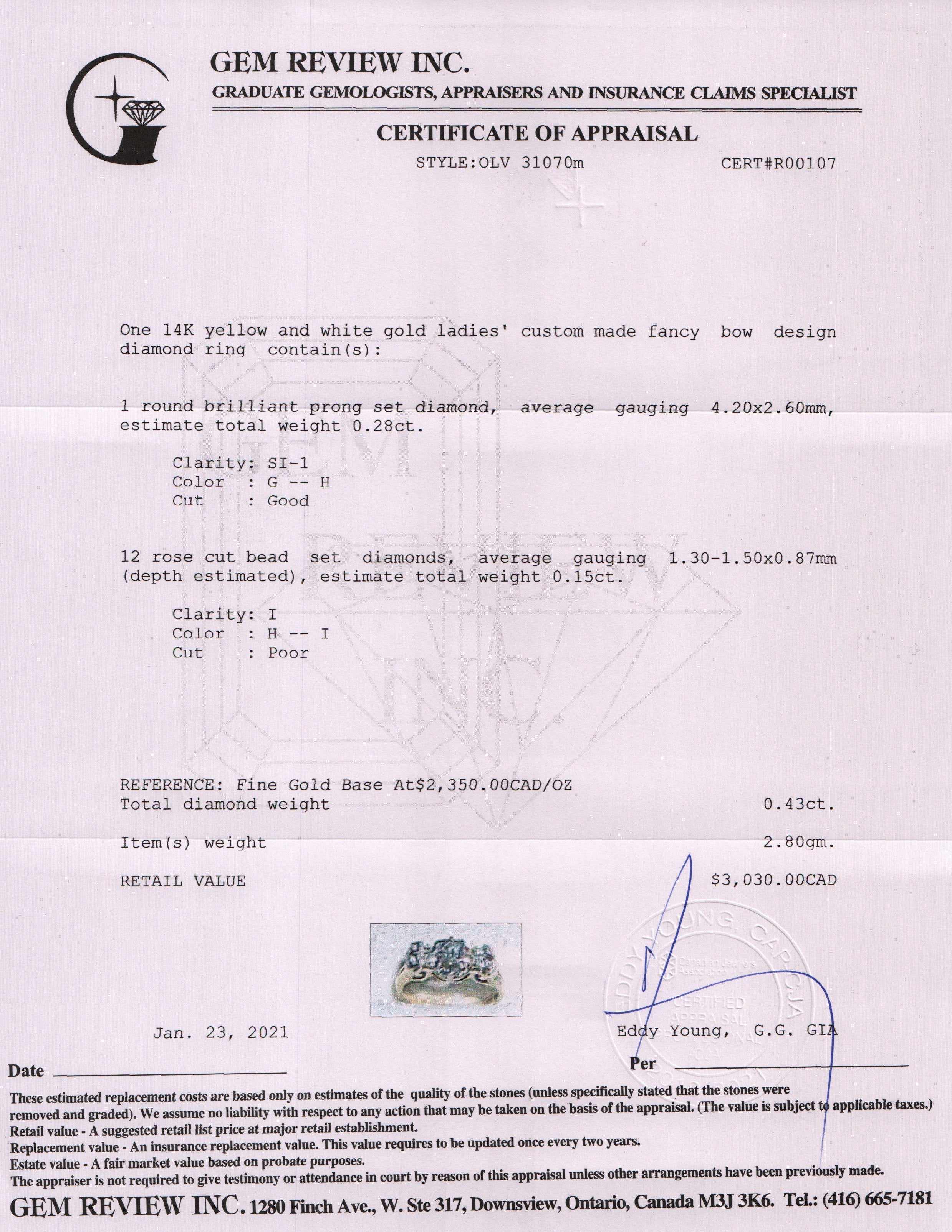 Antique Two-Tone Diamond Ring