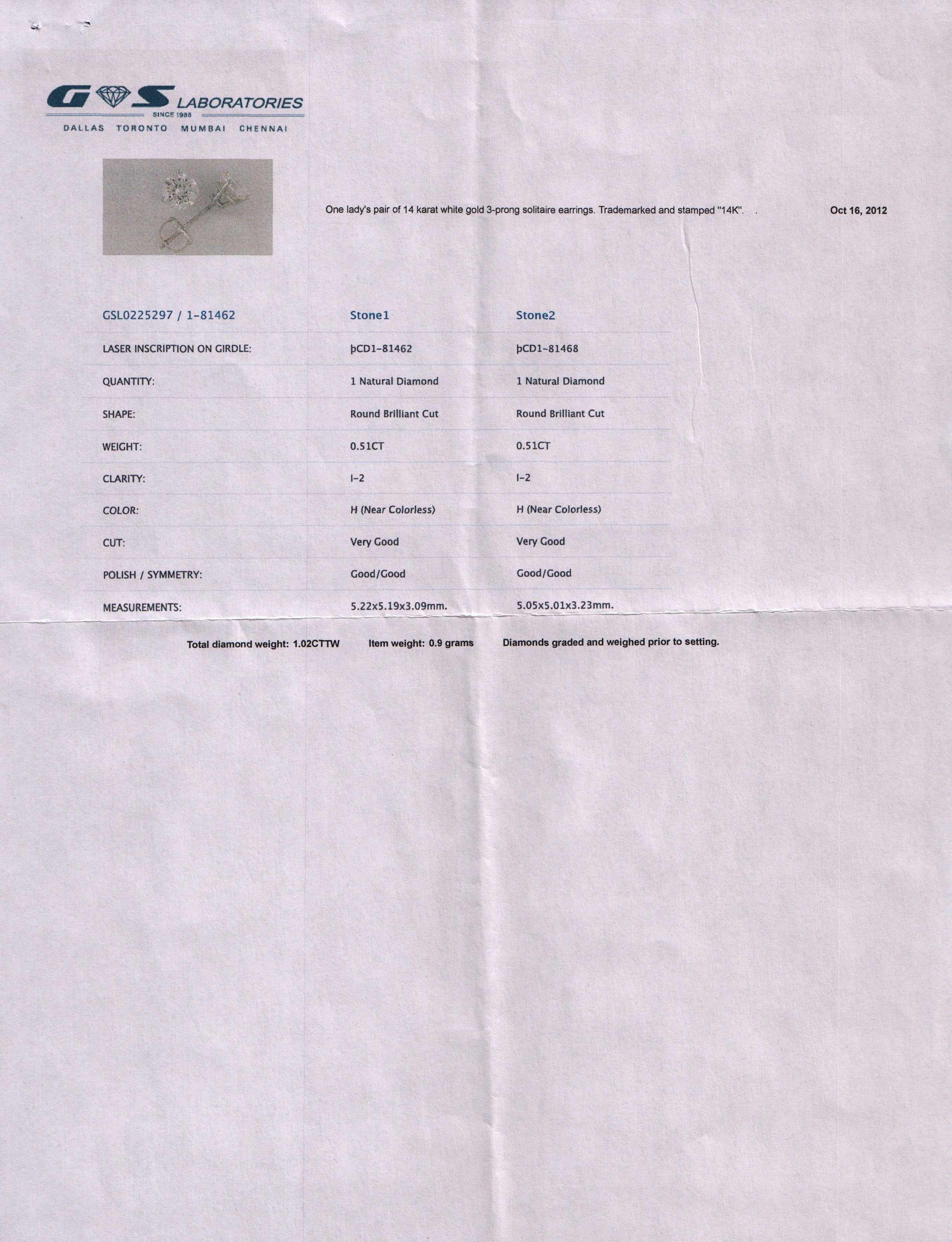 Diamond Stud Earrings