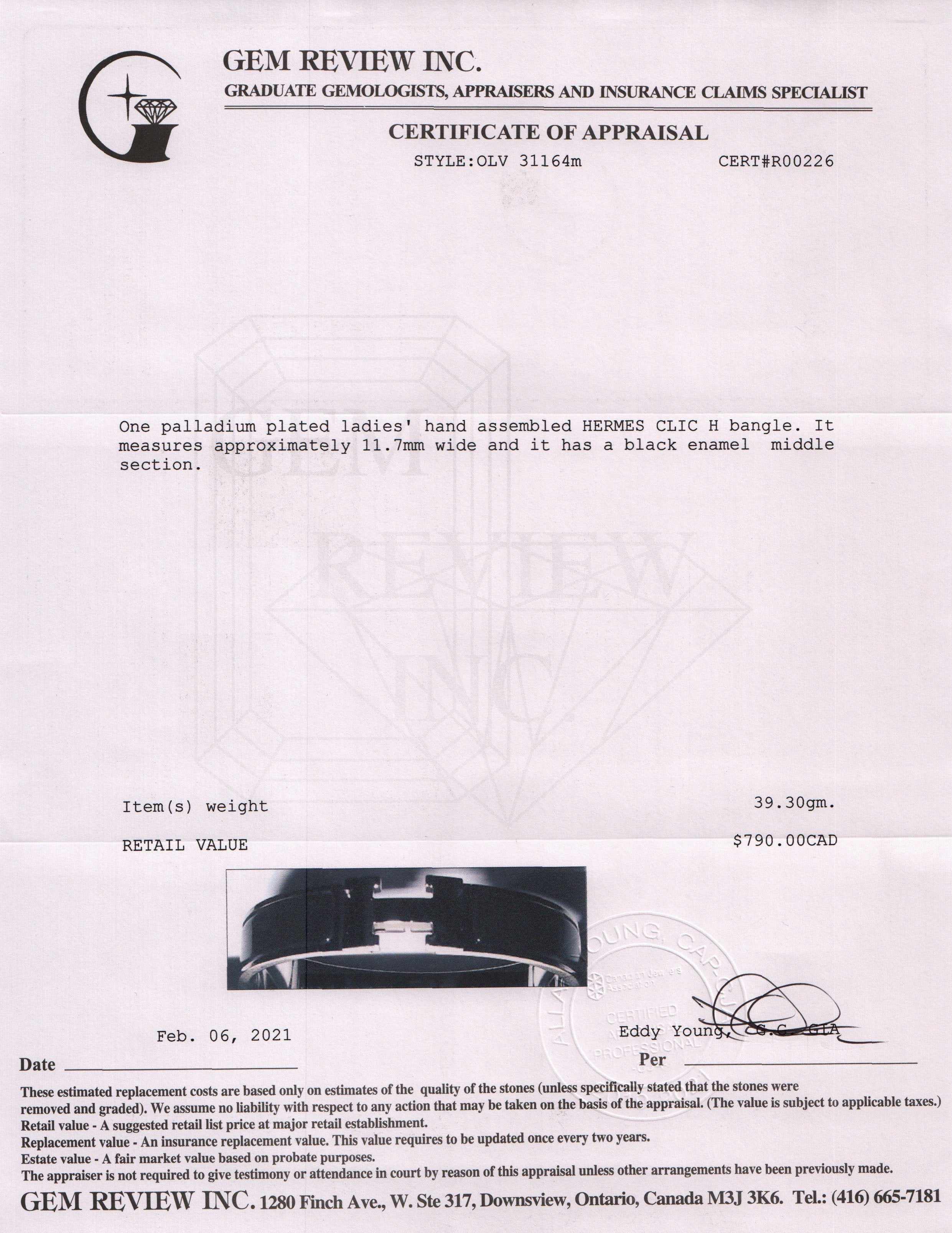 Hermes Clic H Bracelet