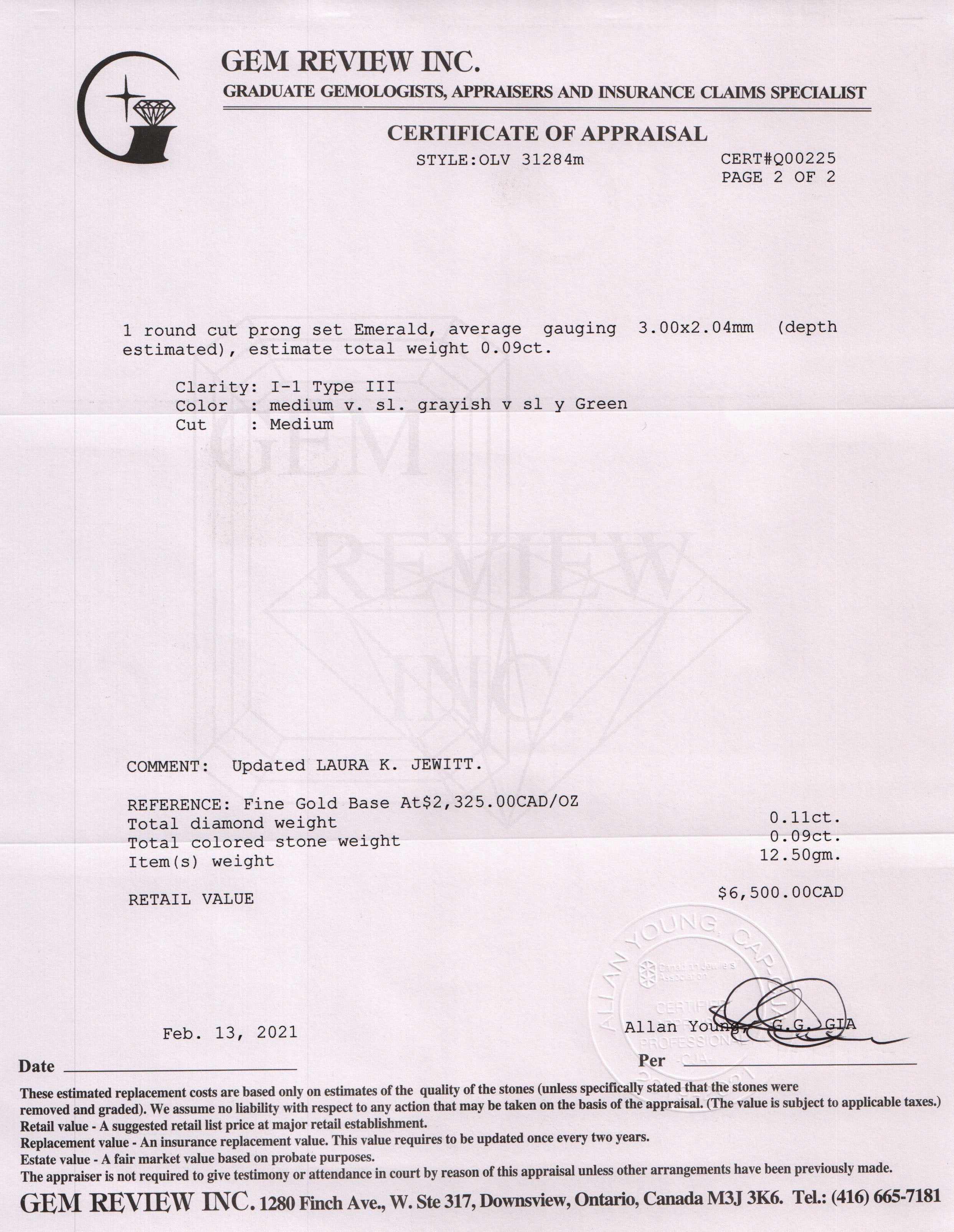 Pearl, Emerald, Diamond Necklace