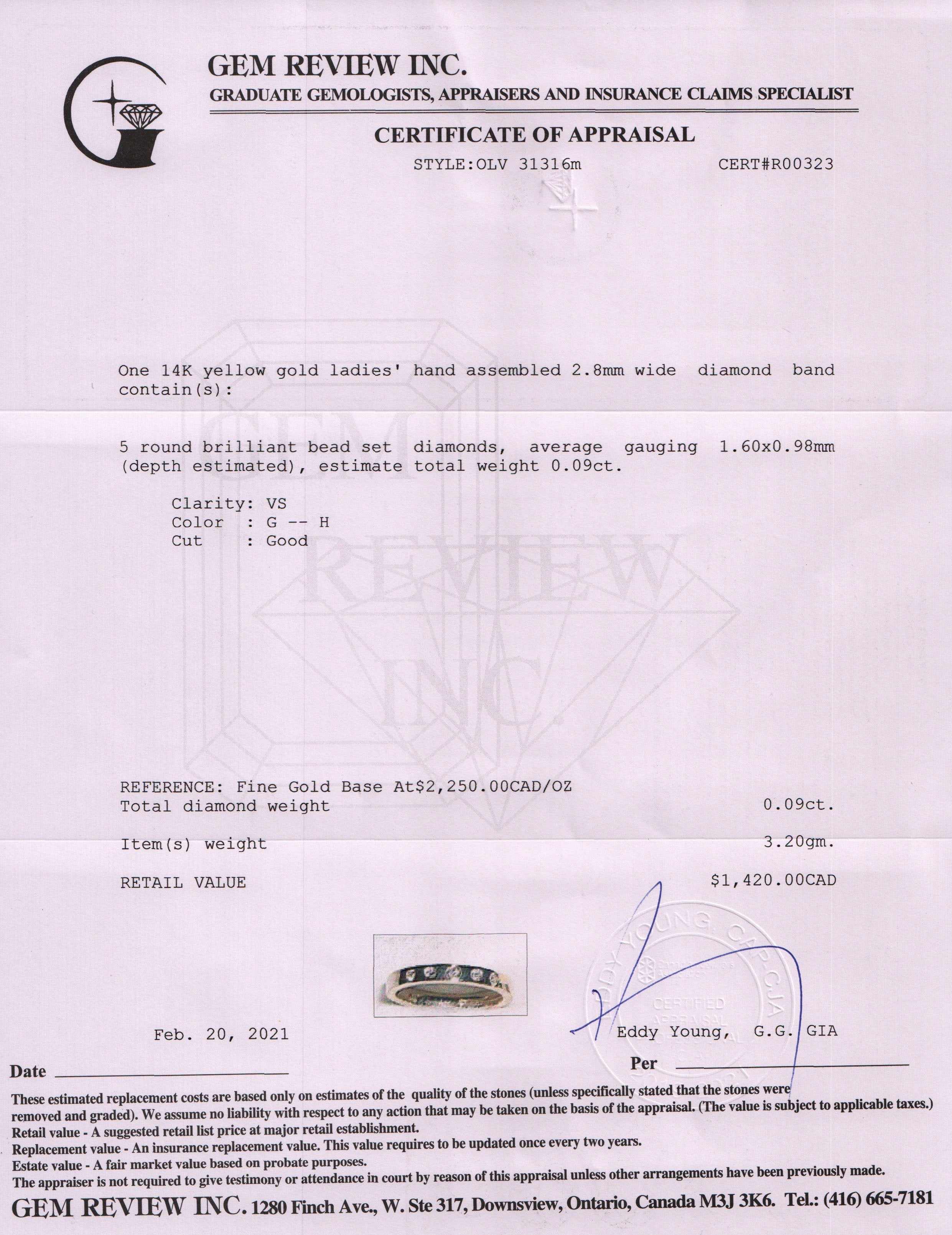 Diamond Band Ring