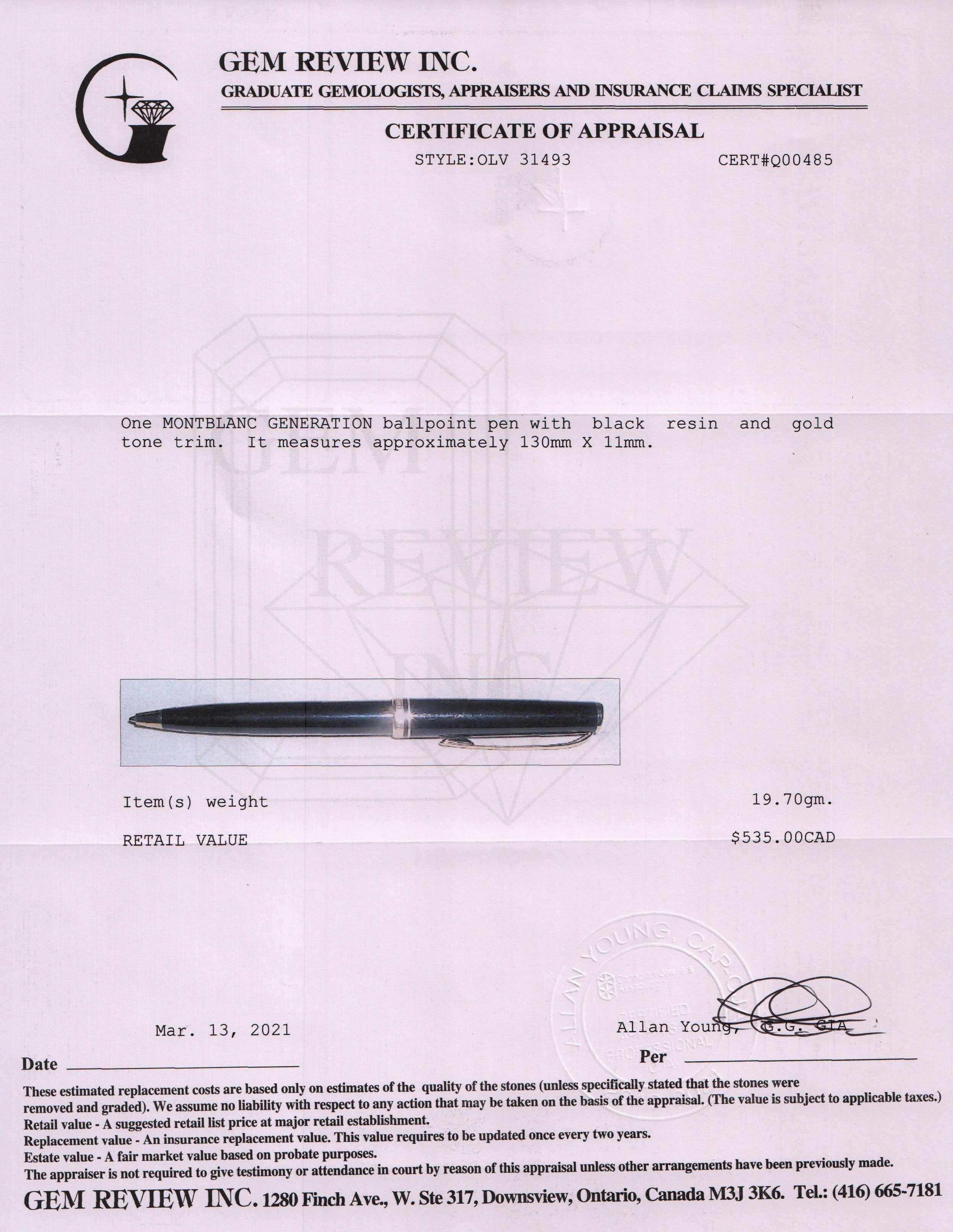 Montblanc Generation Ballpoint Pen