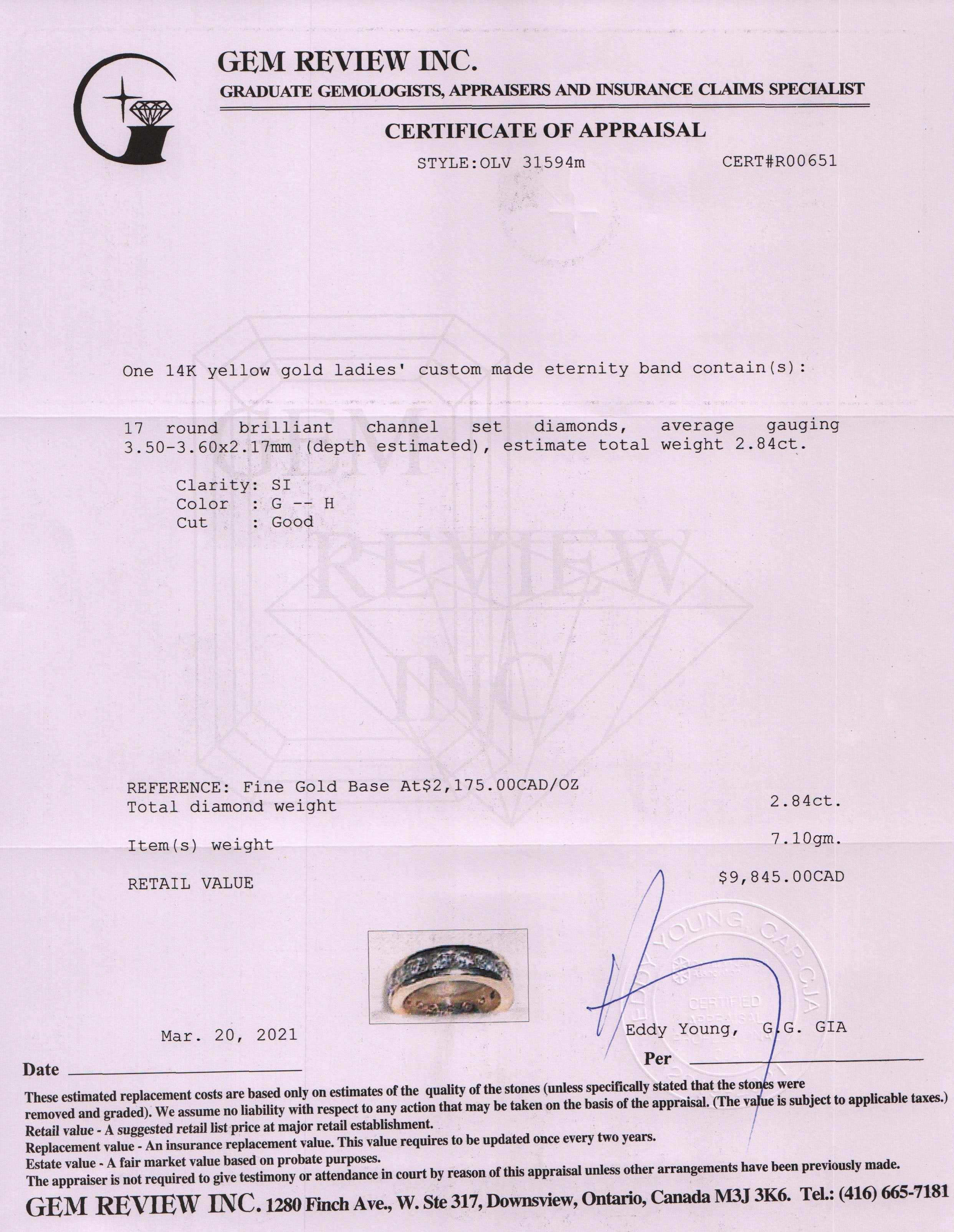 Diamond Eternity Band Ring