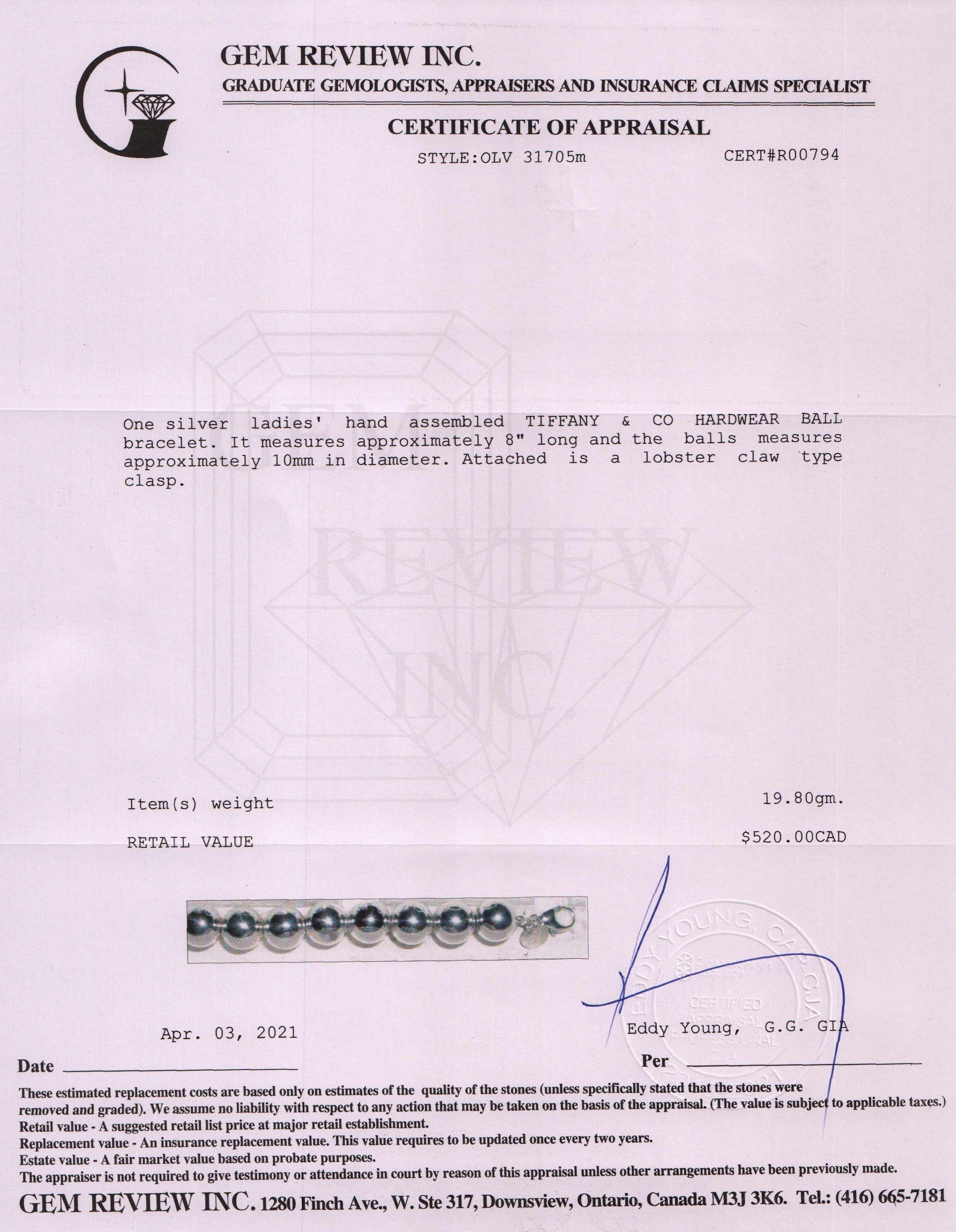 Tiffany & Co. HardWear Ball Bracelet