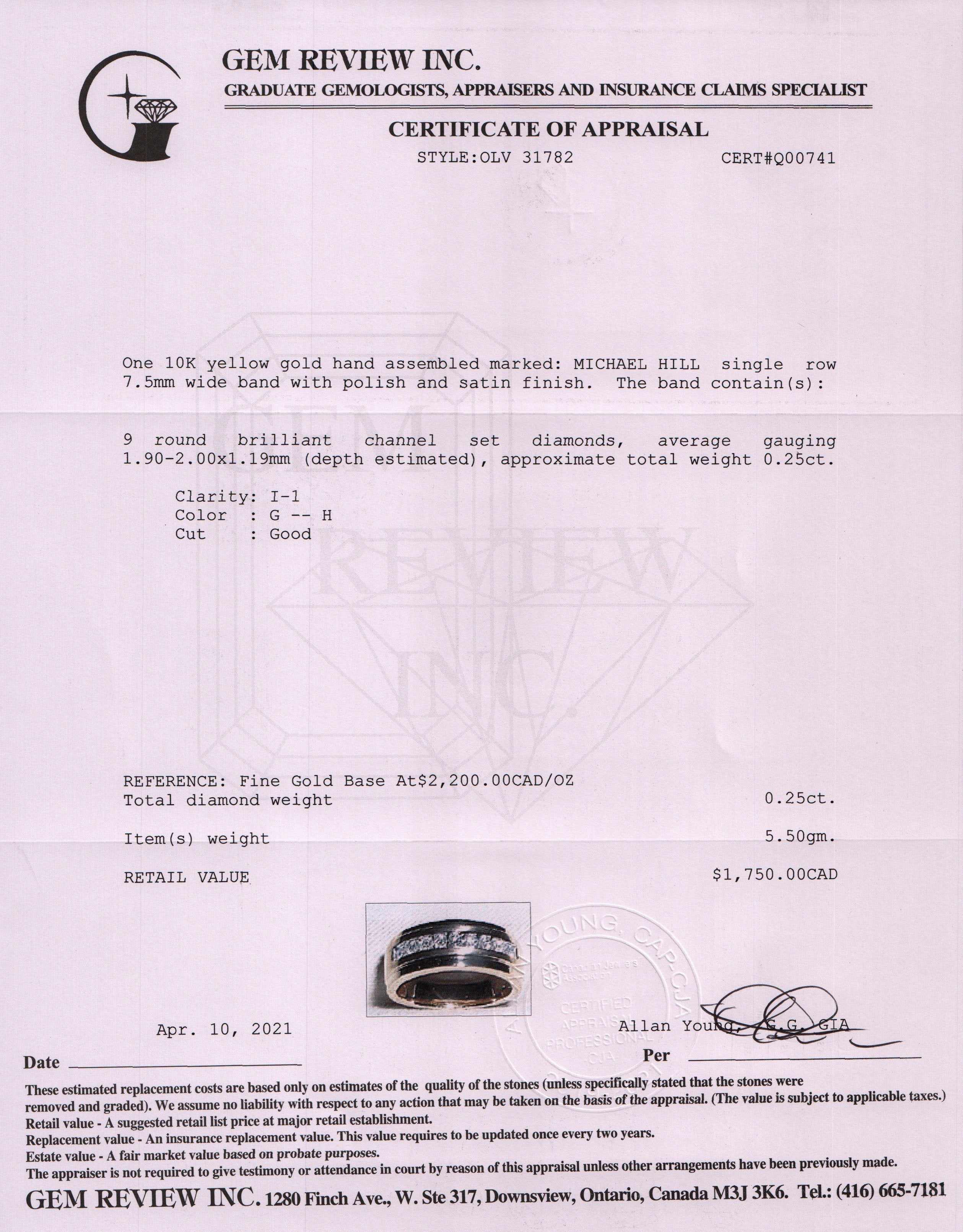 Michael Hill Diamond Band Ring