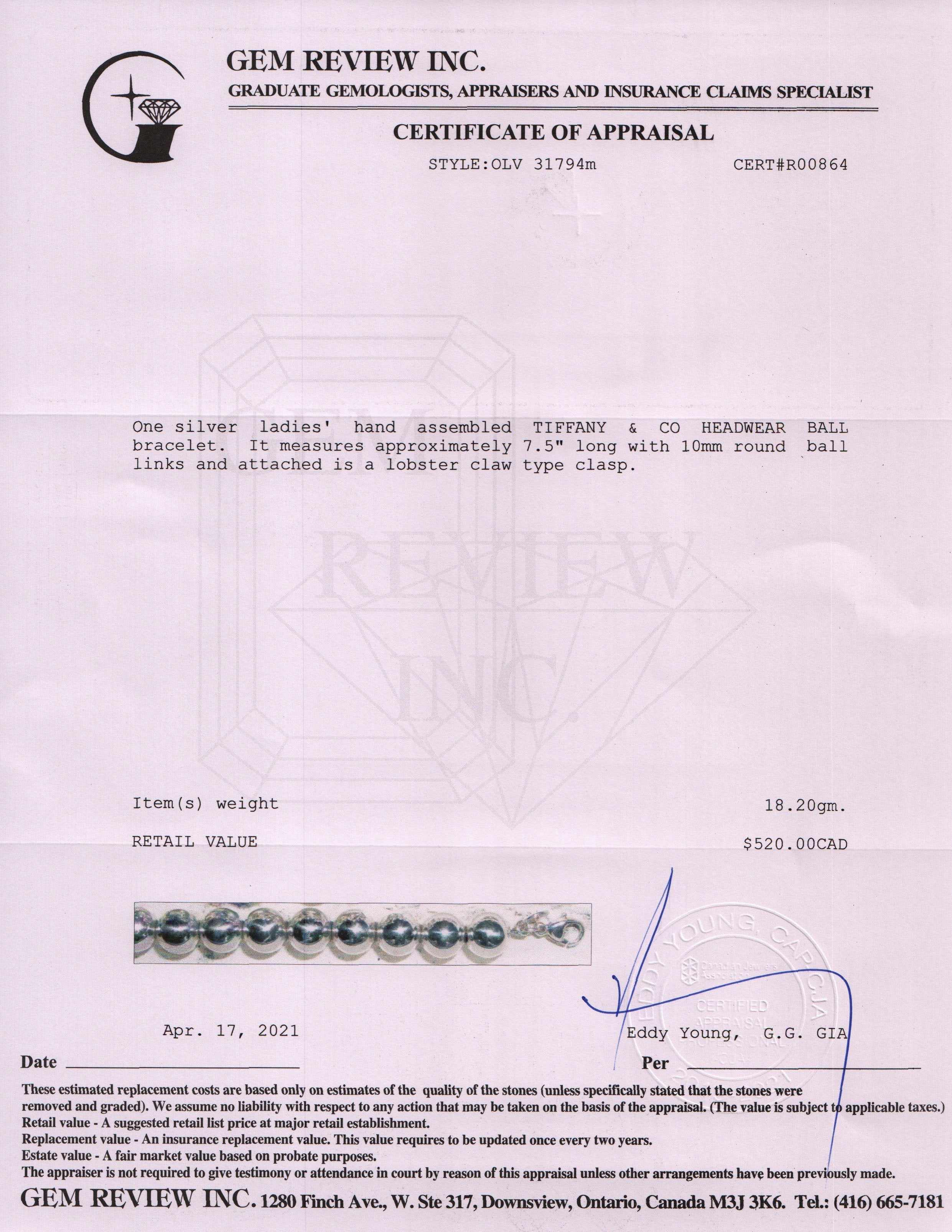 Tiffany & Co. HardWear Ball Bracelet