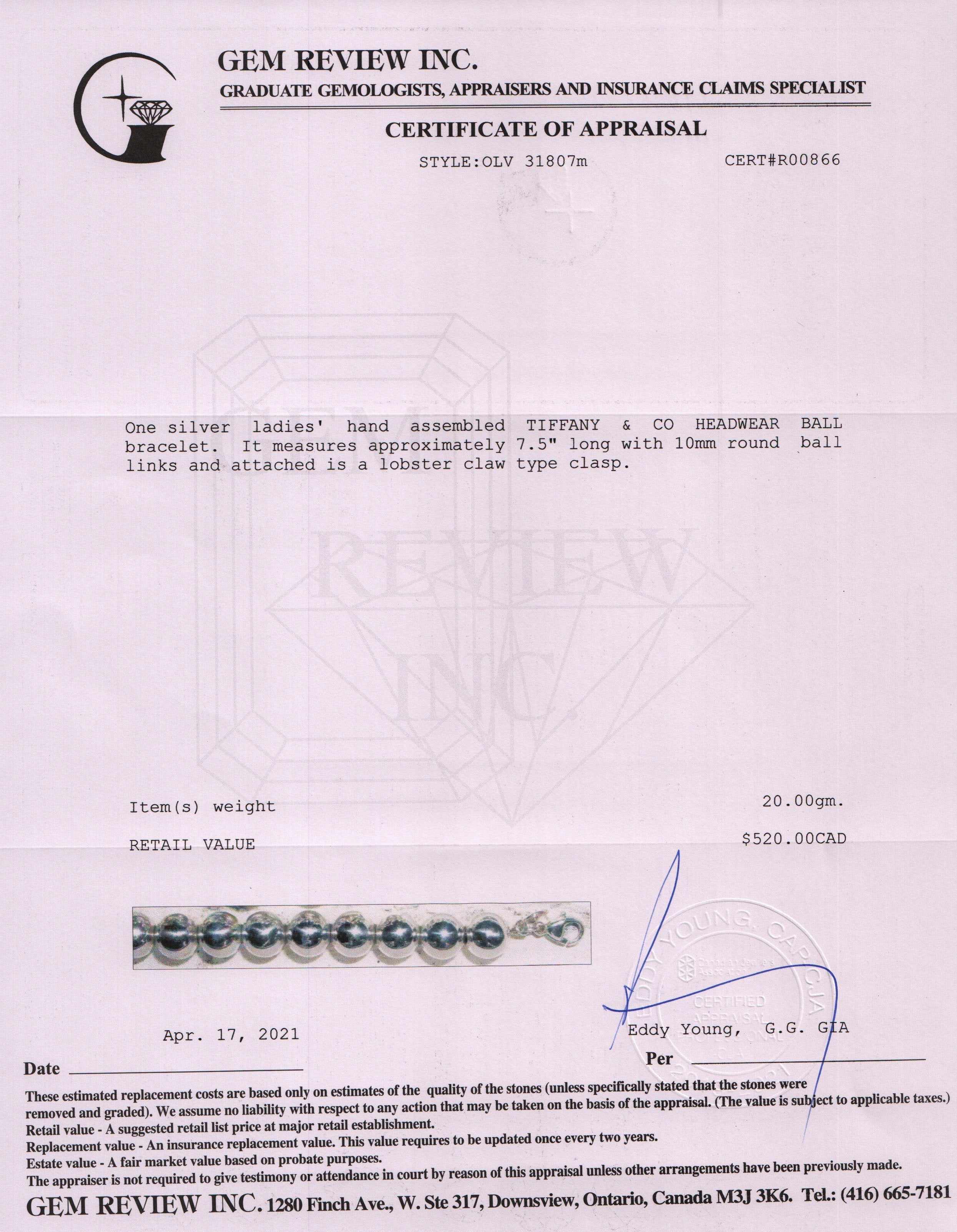 Tiffany & Co. HardWear Ball Bracelet