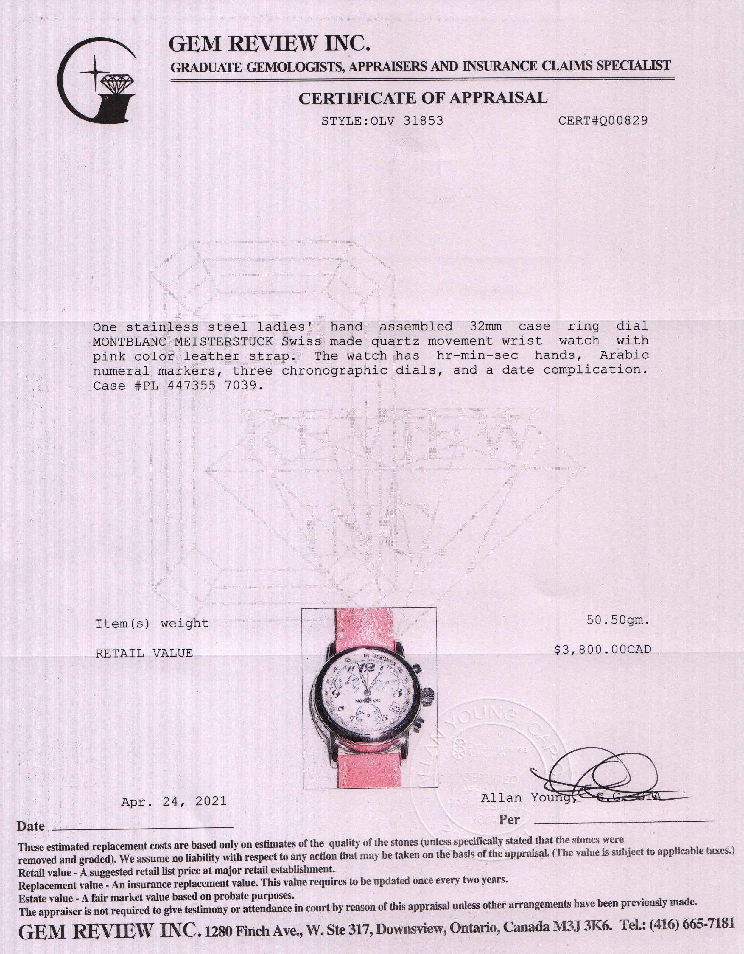 Montblanc Meisterstuck Watch