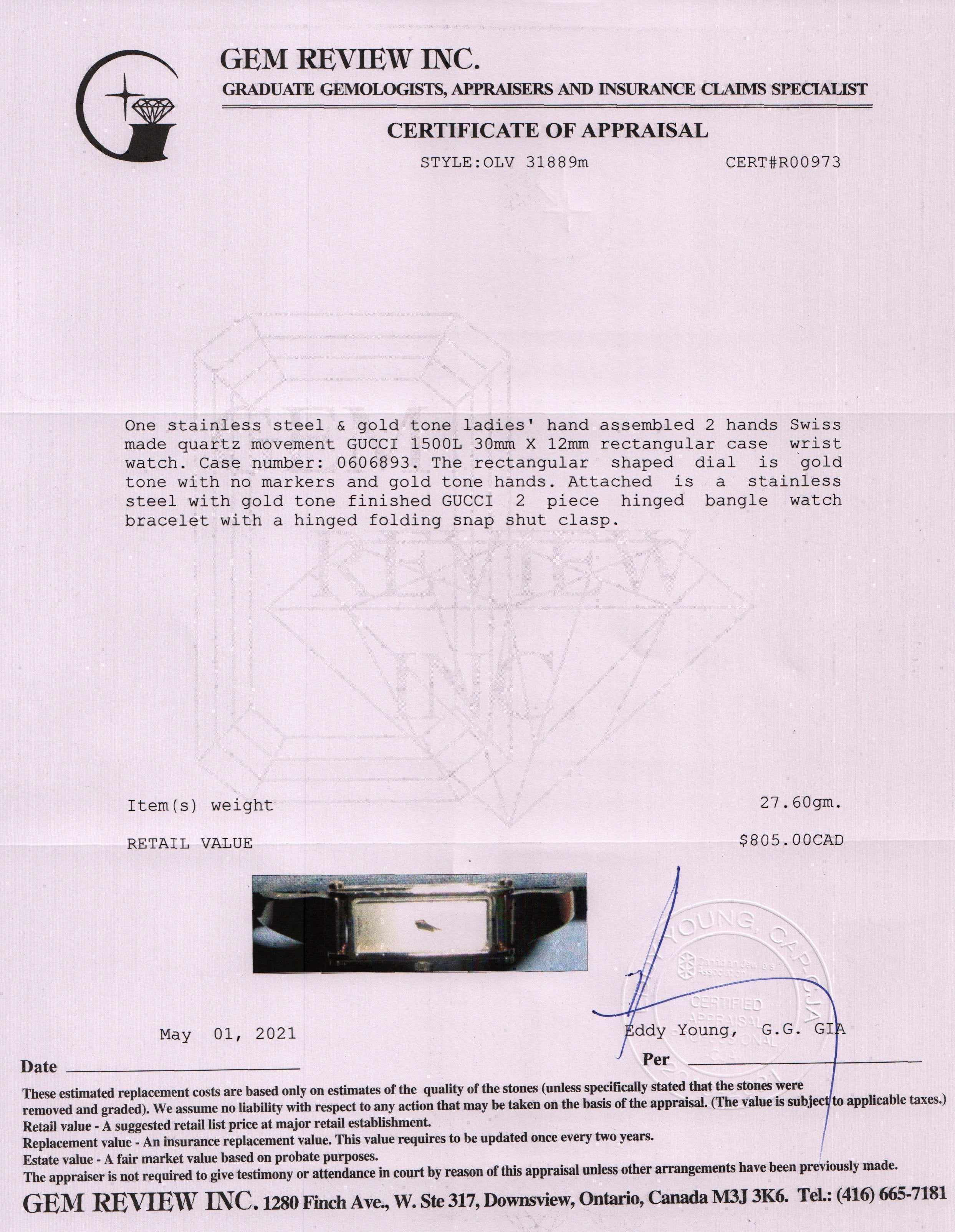 Gucci 1500 Series Watch