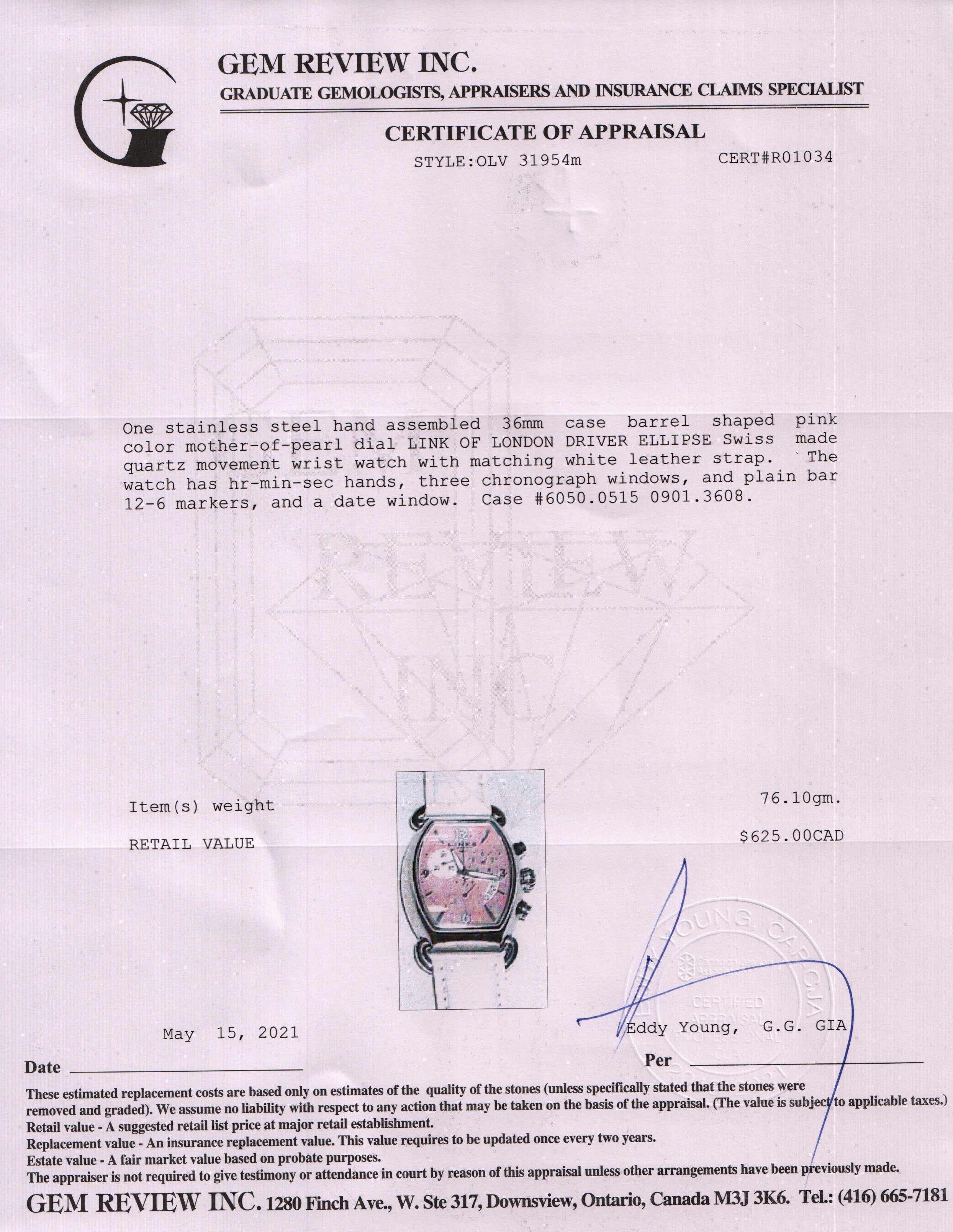 Links of London Driver Ellipse Chronograph Watch