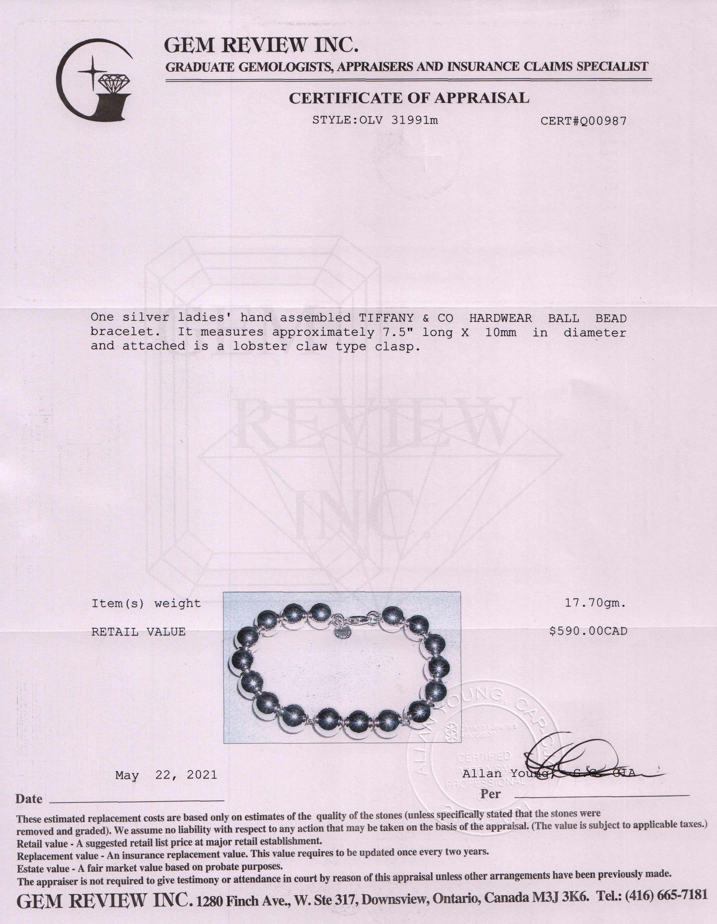 Tiffany & Co. HardWear Ball Bracelet