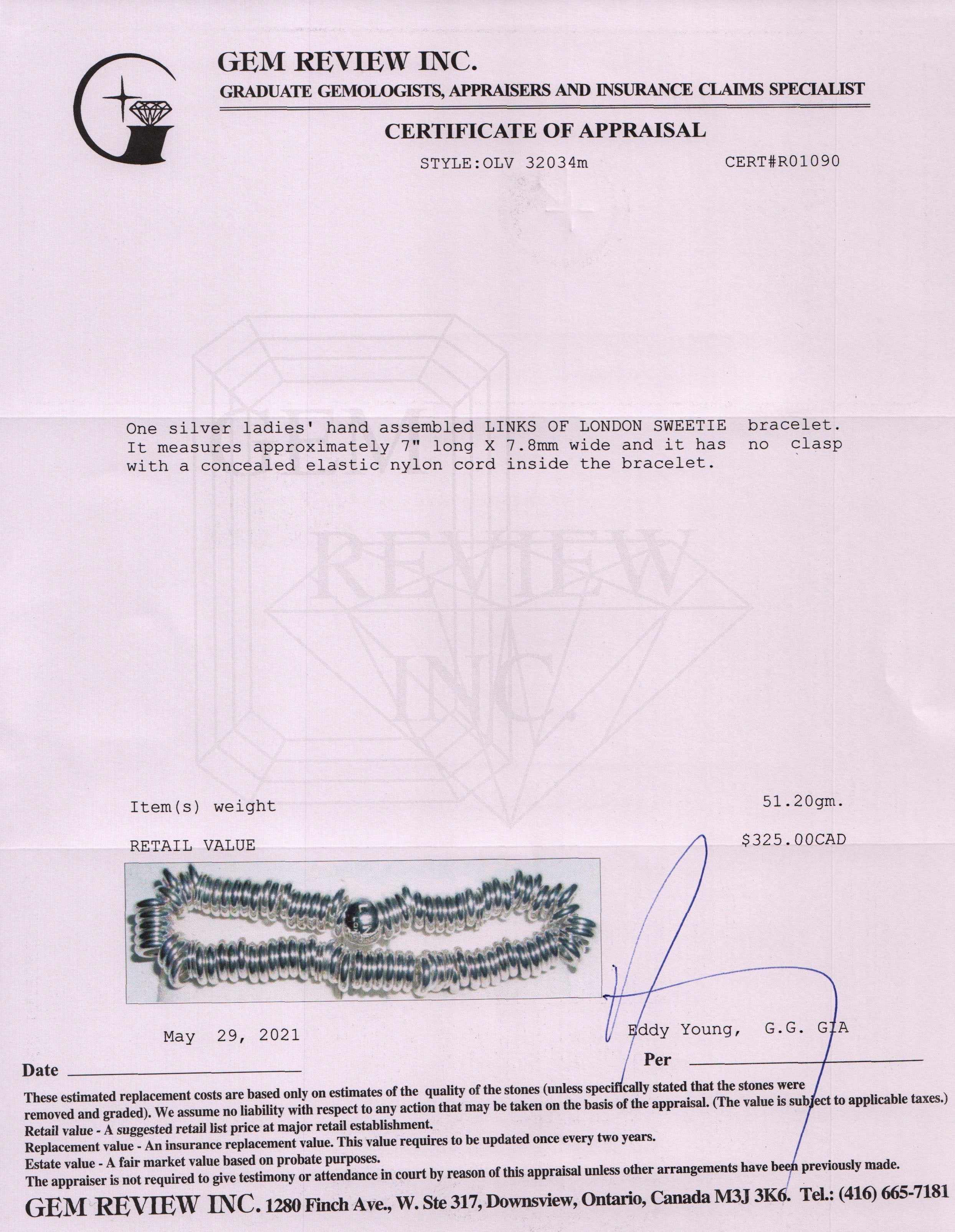 Links of London Sweetie Charm Bracelet