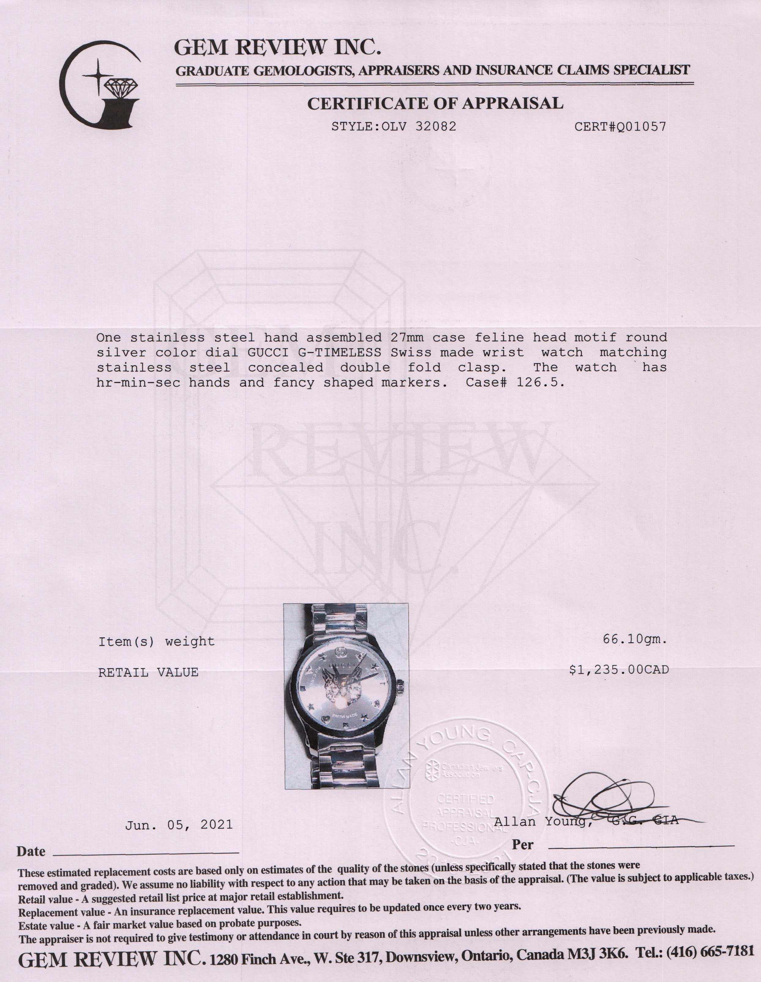 Gucci G-Timeless Watch w/ Box