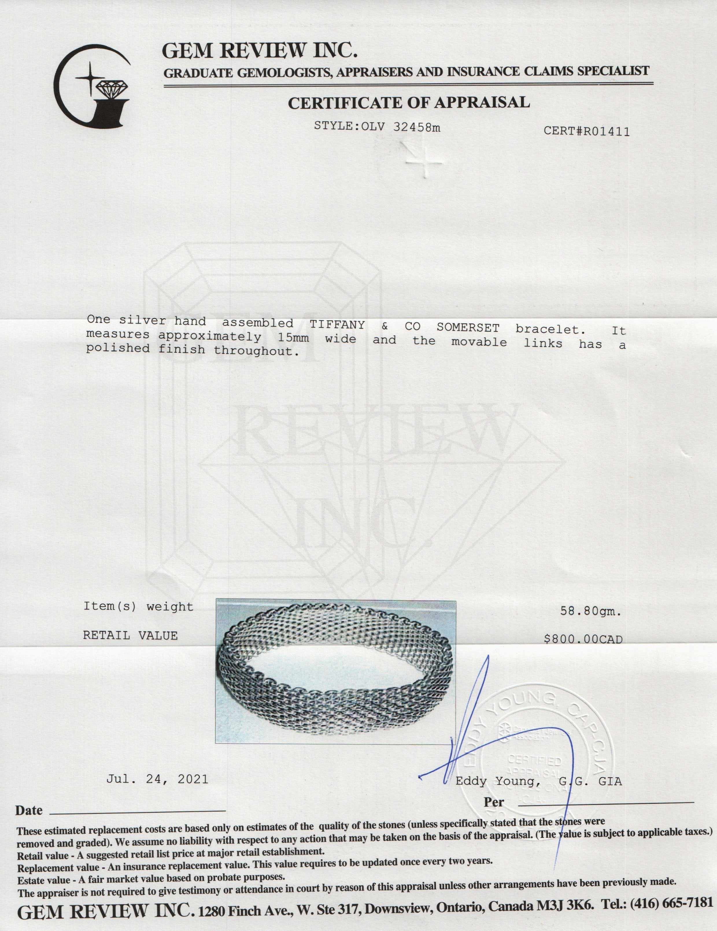 Tiffany & Co. Somerset Bangle