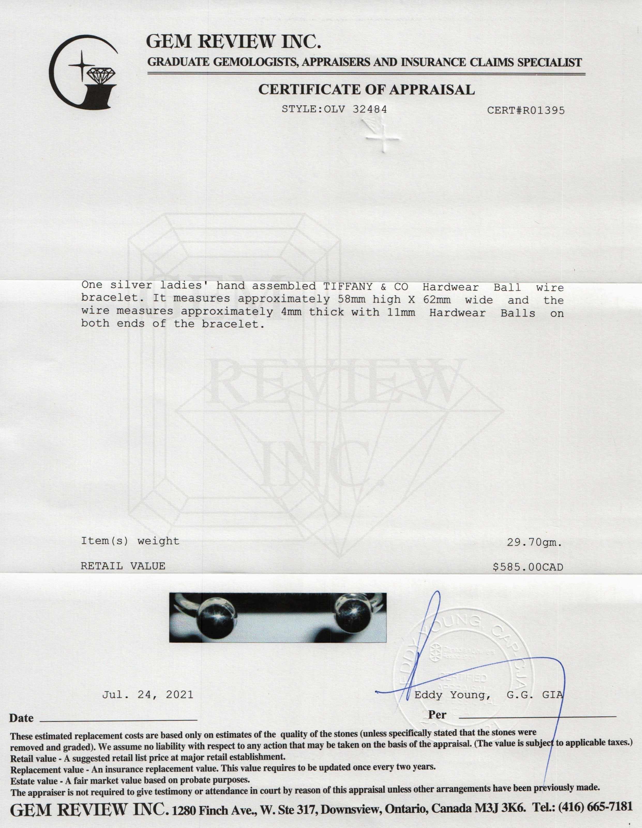 Tiffany & Co. HardWear Ball Wire Bracelet