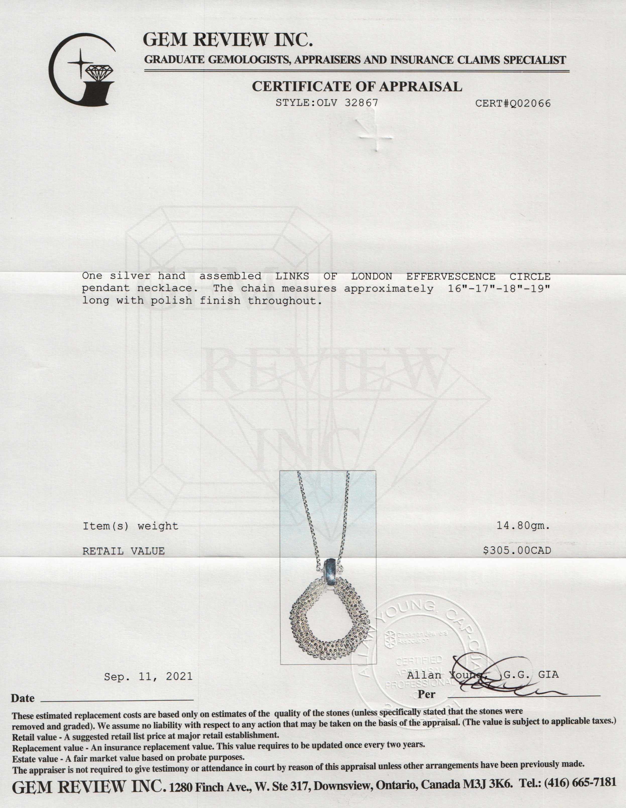 Links of London Effervescence Star Pendant Necklace