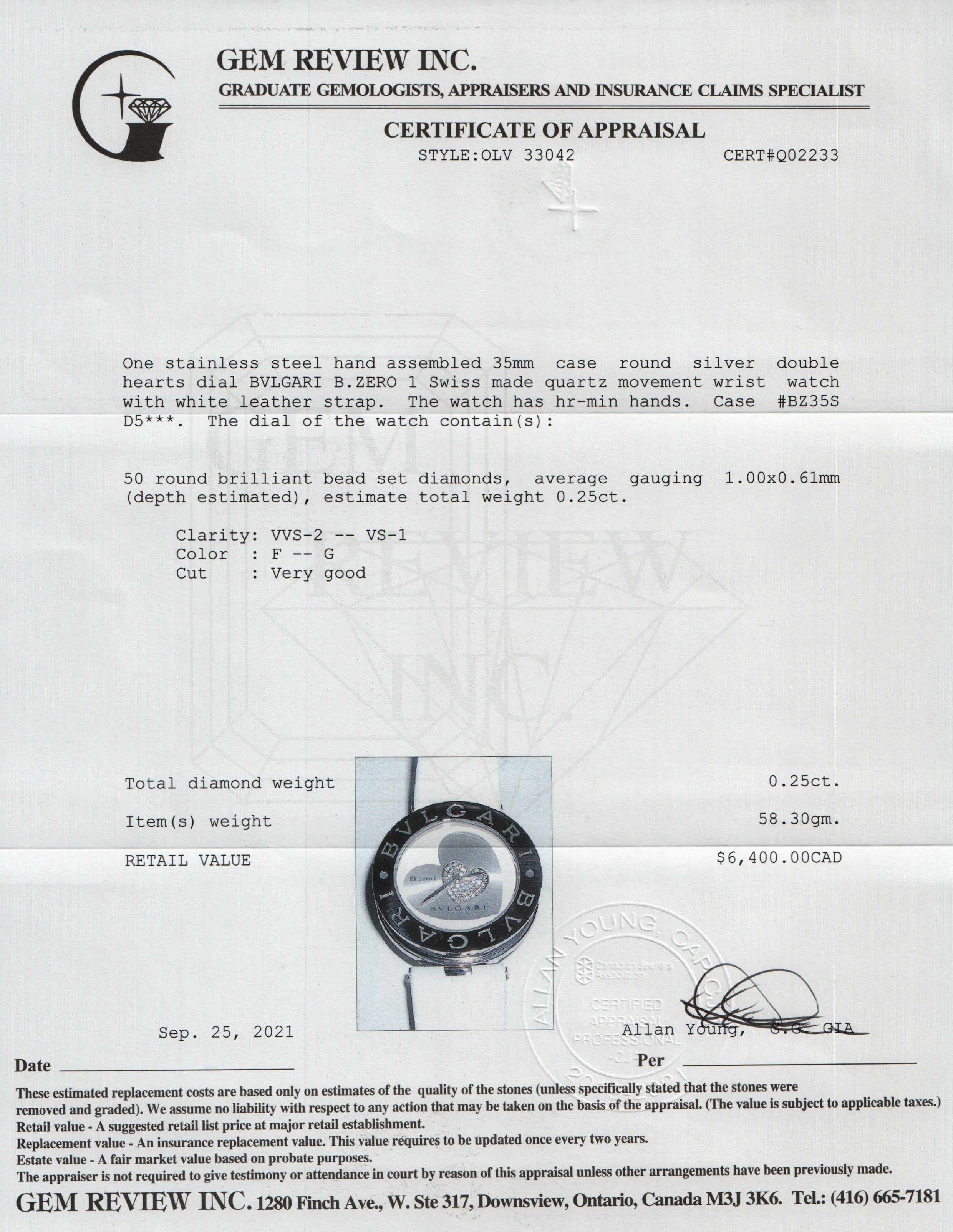 BVLGARI B.Zero1 Watch