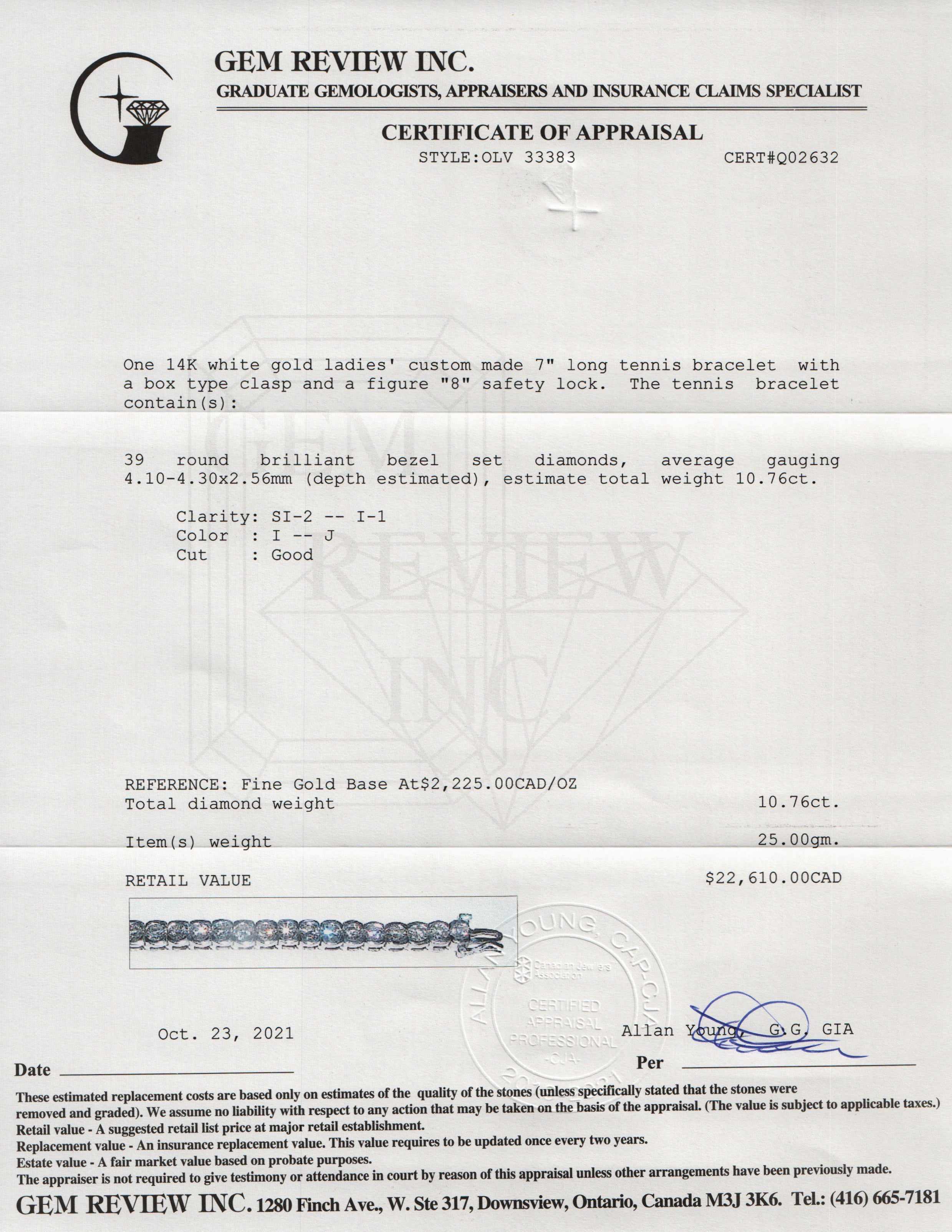 Diamond Tennis Bracelet