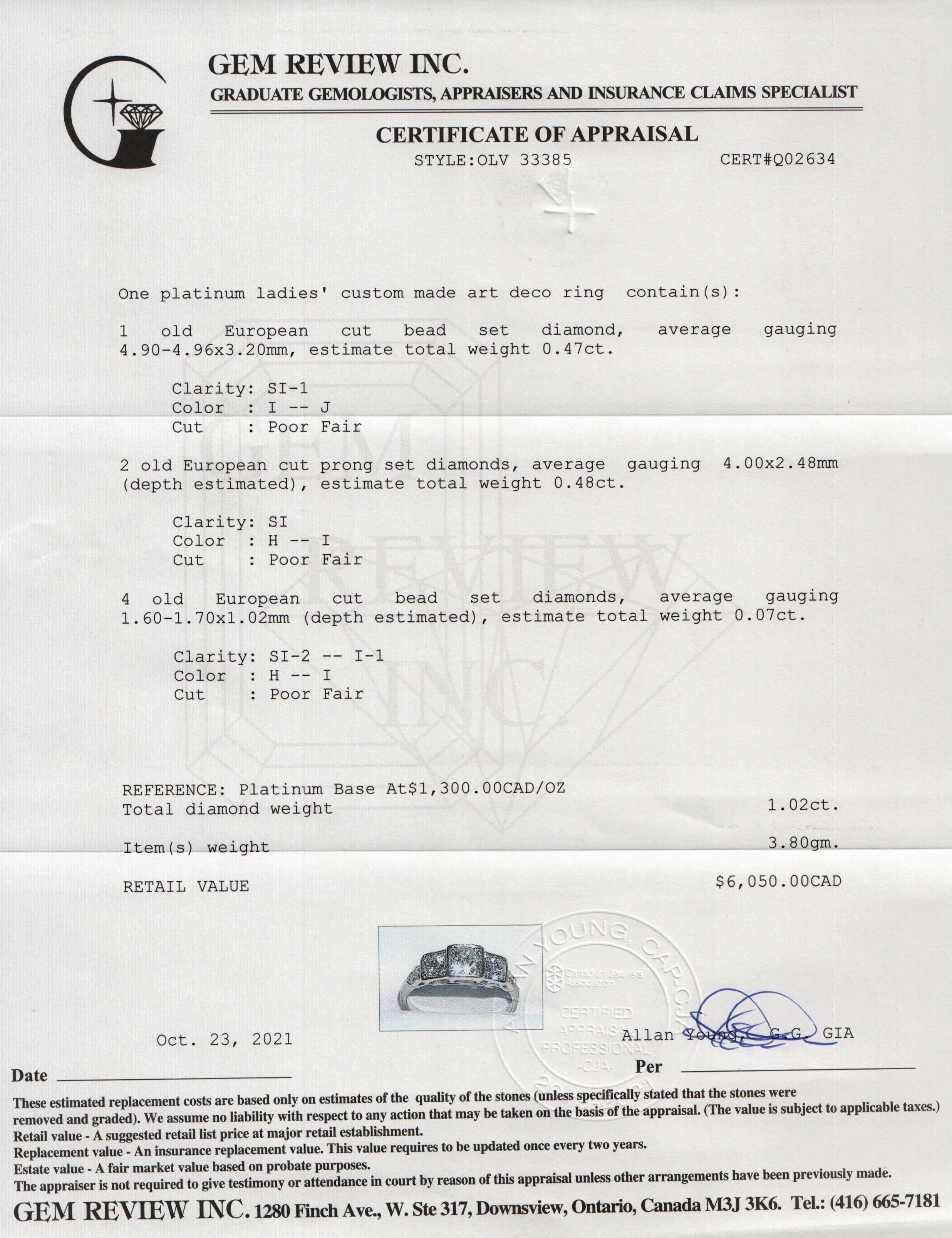 Antique Art Deco Diamond Ring