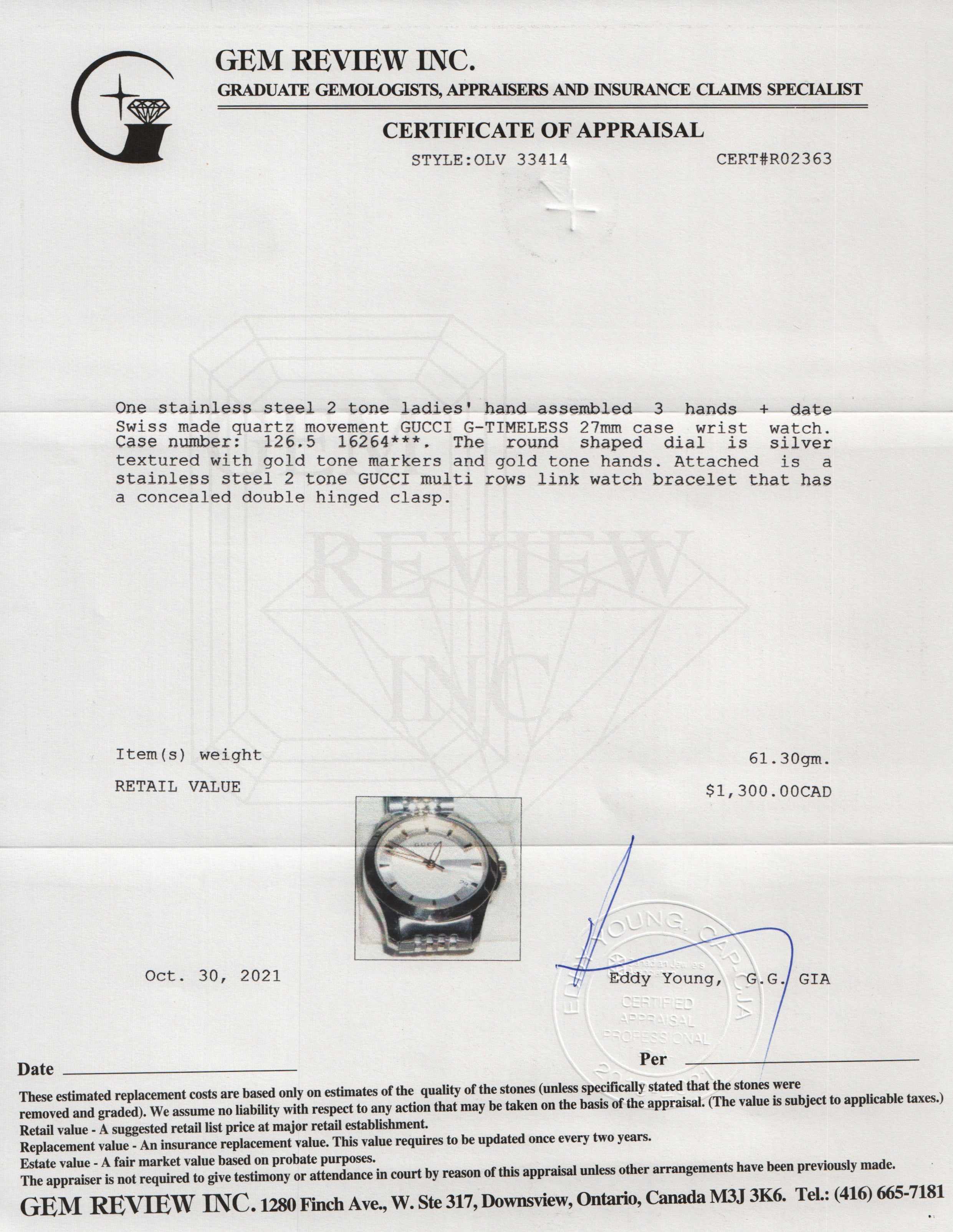 Gucci Two-Tone G-Timeless Watch