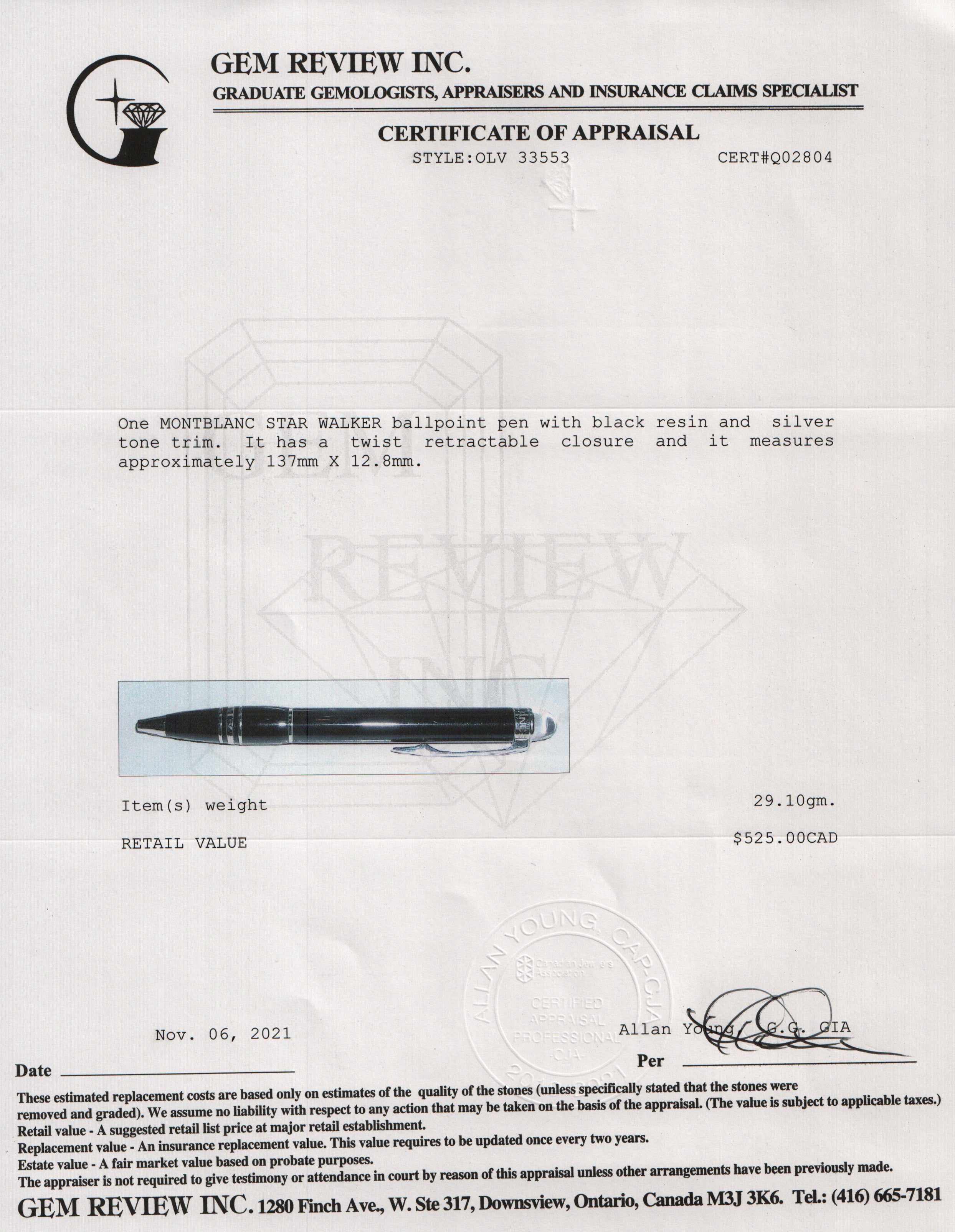 Montblanc Starwalker Ballpoint Pen