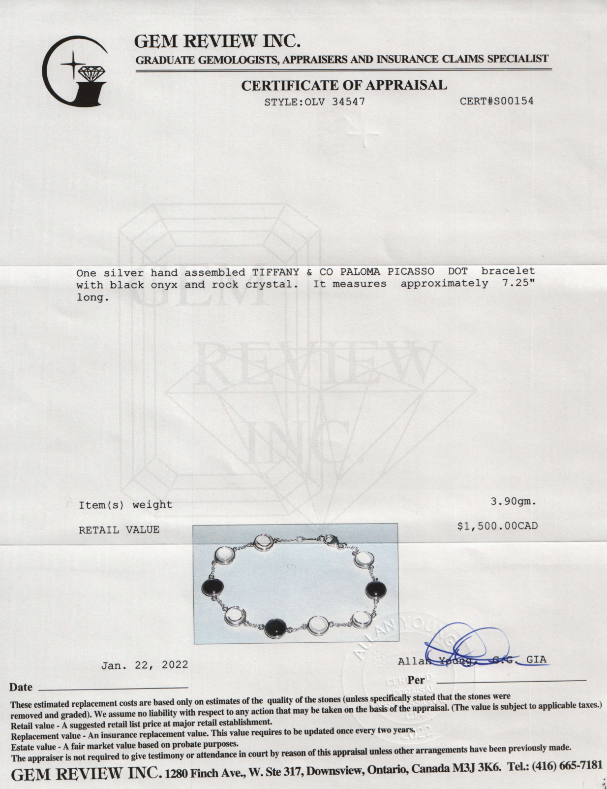 Tiffany & Co. Paloma Picasso Dot Bracelet