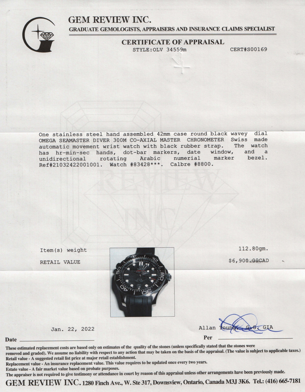 Omega Seamaster Diver 300M Co-Axial Master Chronometer 42 mm Watch w/ Box