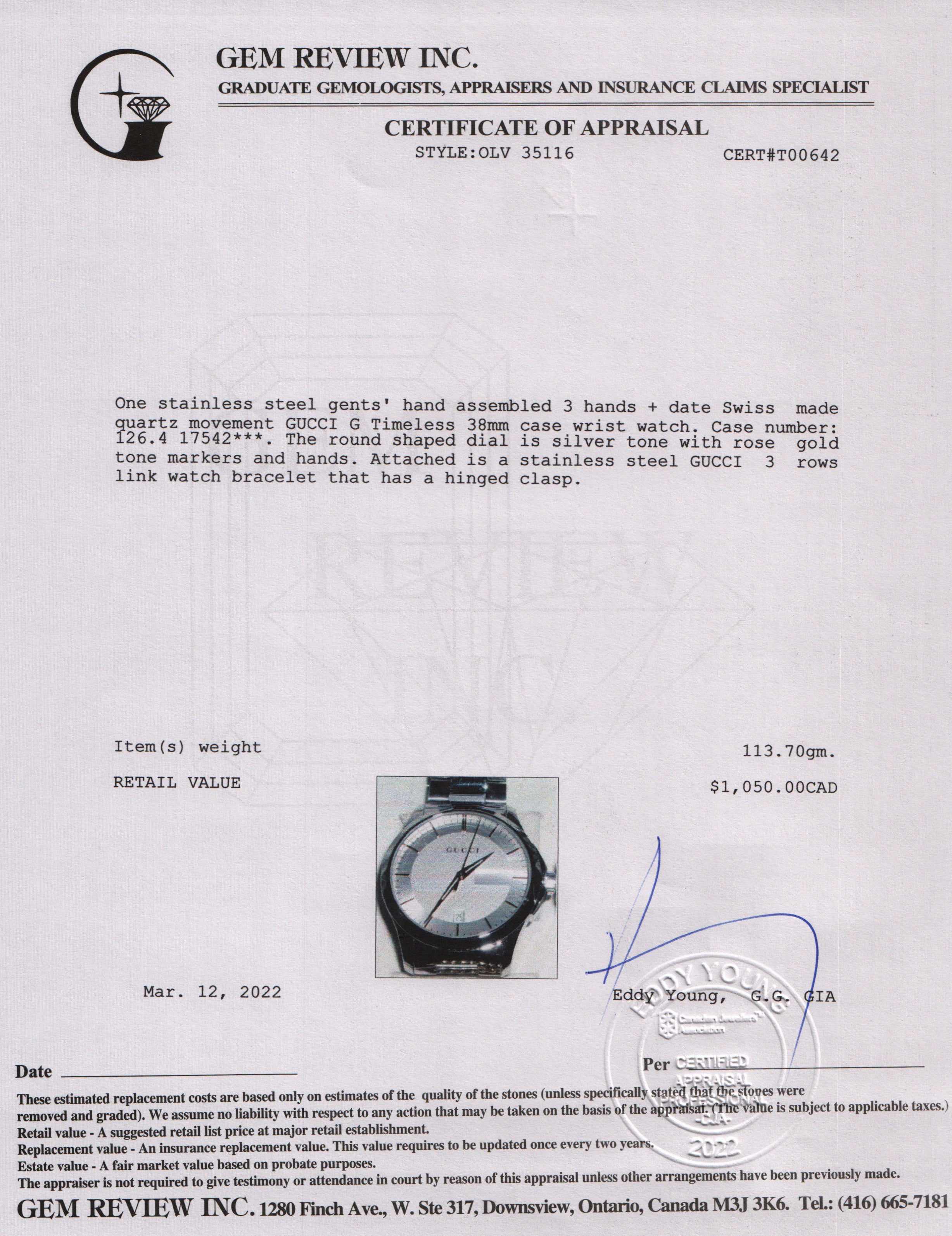 Gucci G-Timeless Watch