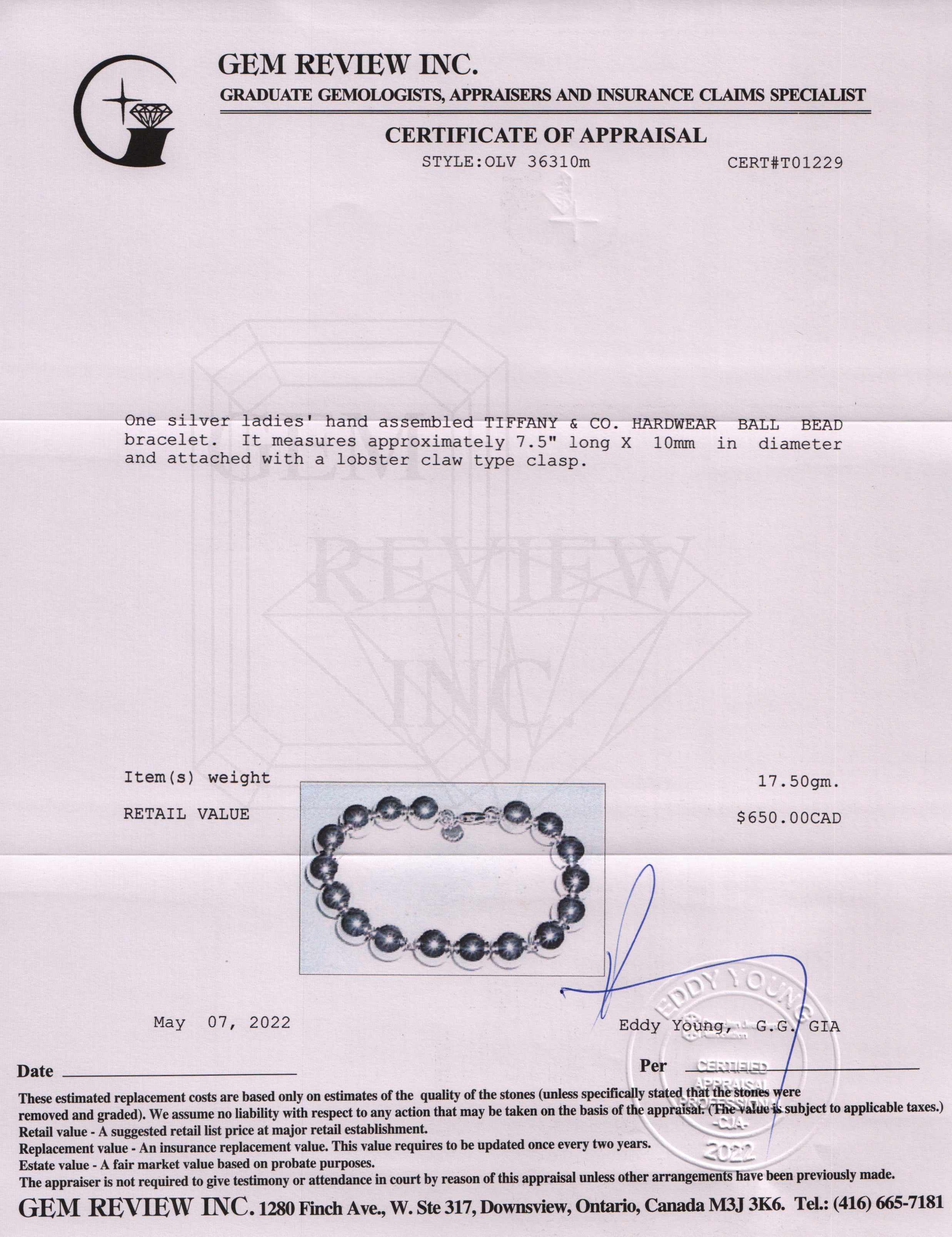 Tiffany & Co. HardWear Ball Bracelet