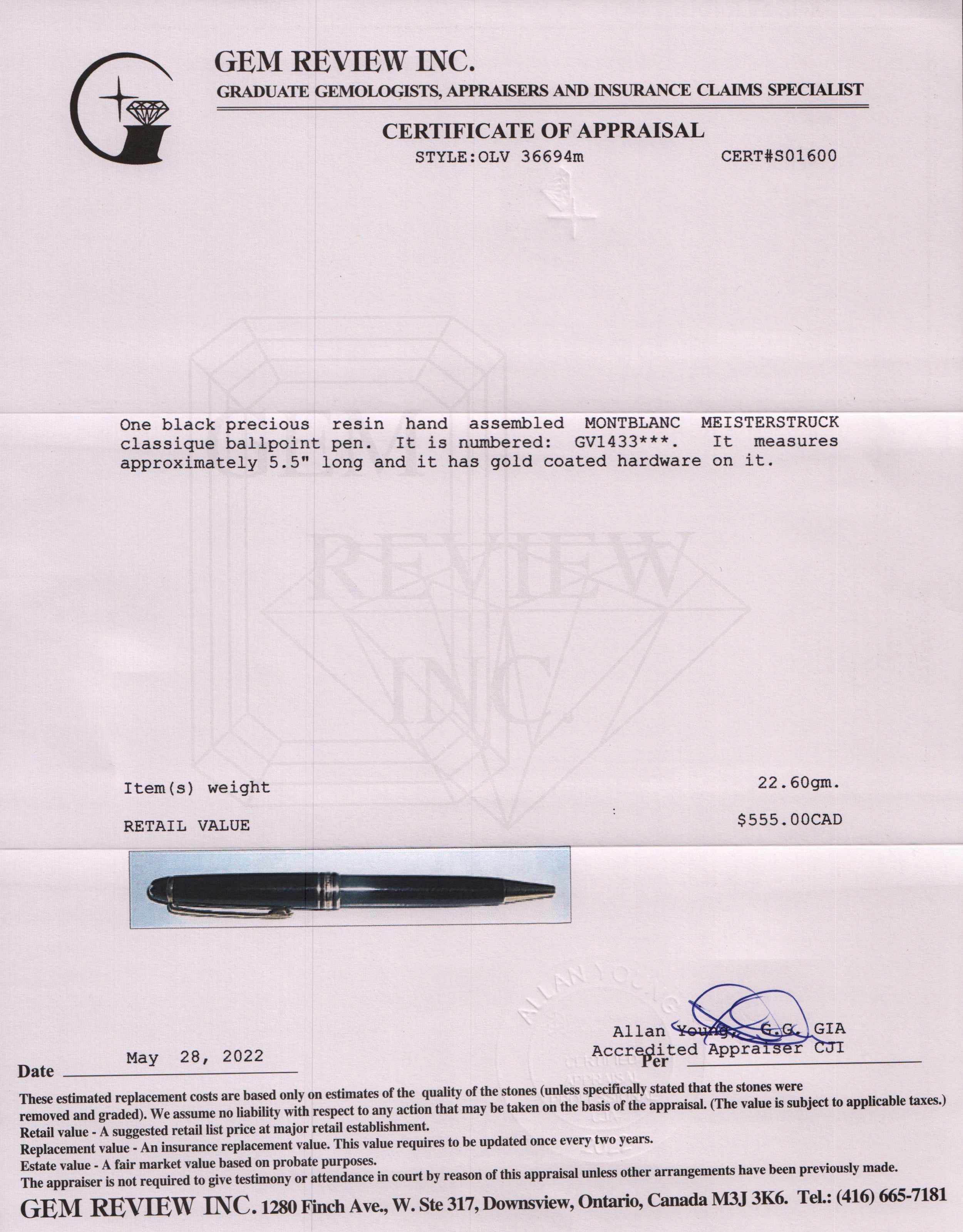 Montblanc Meisterstuck Classique Ballpoint Pen