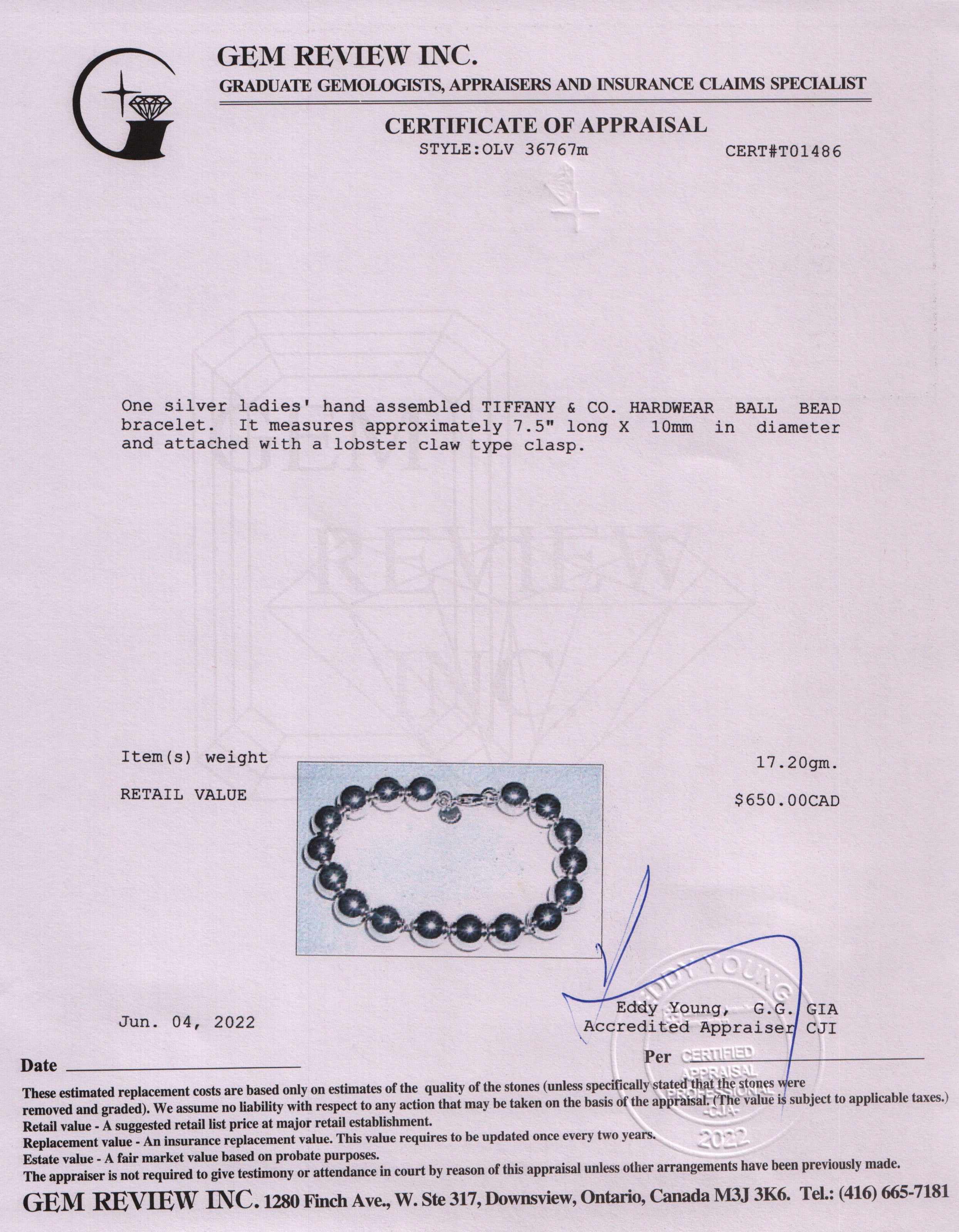 Tiffany & Co. HardWear Ball Bracelet