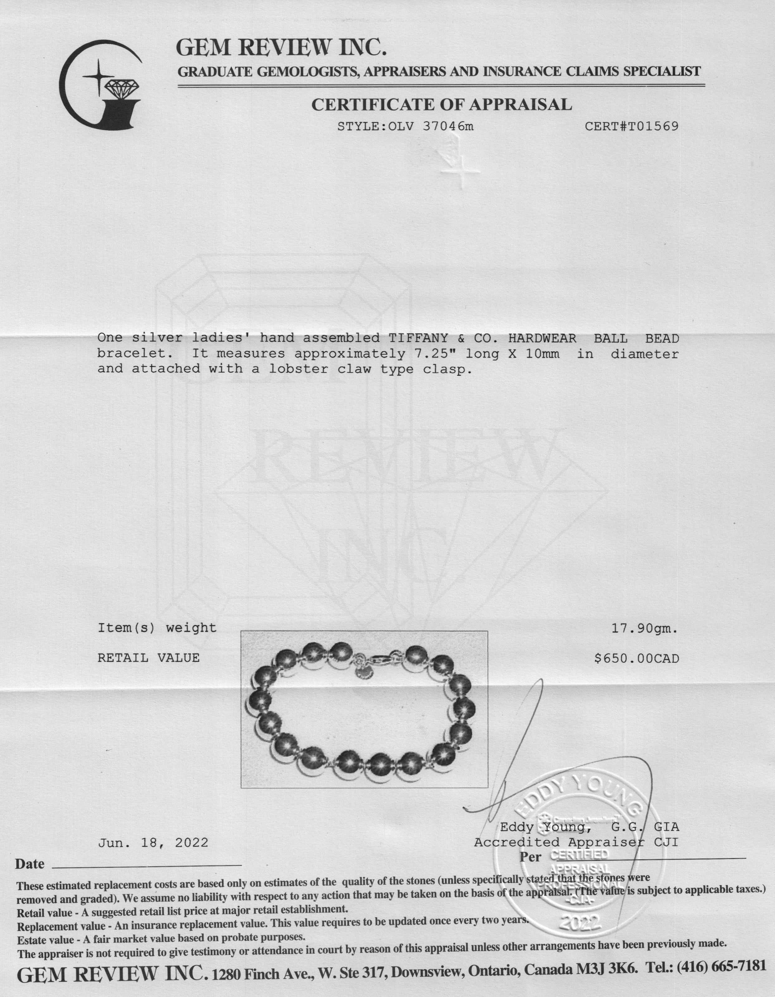 Tiffany & Co. HardWear Ball Bracelet