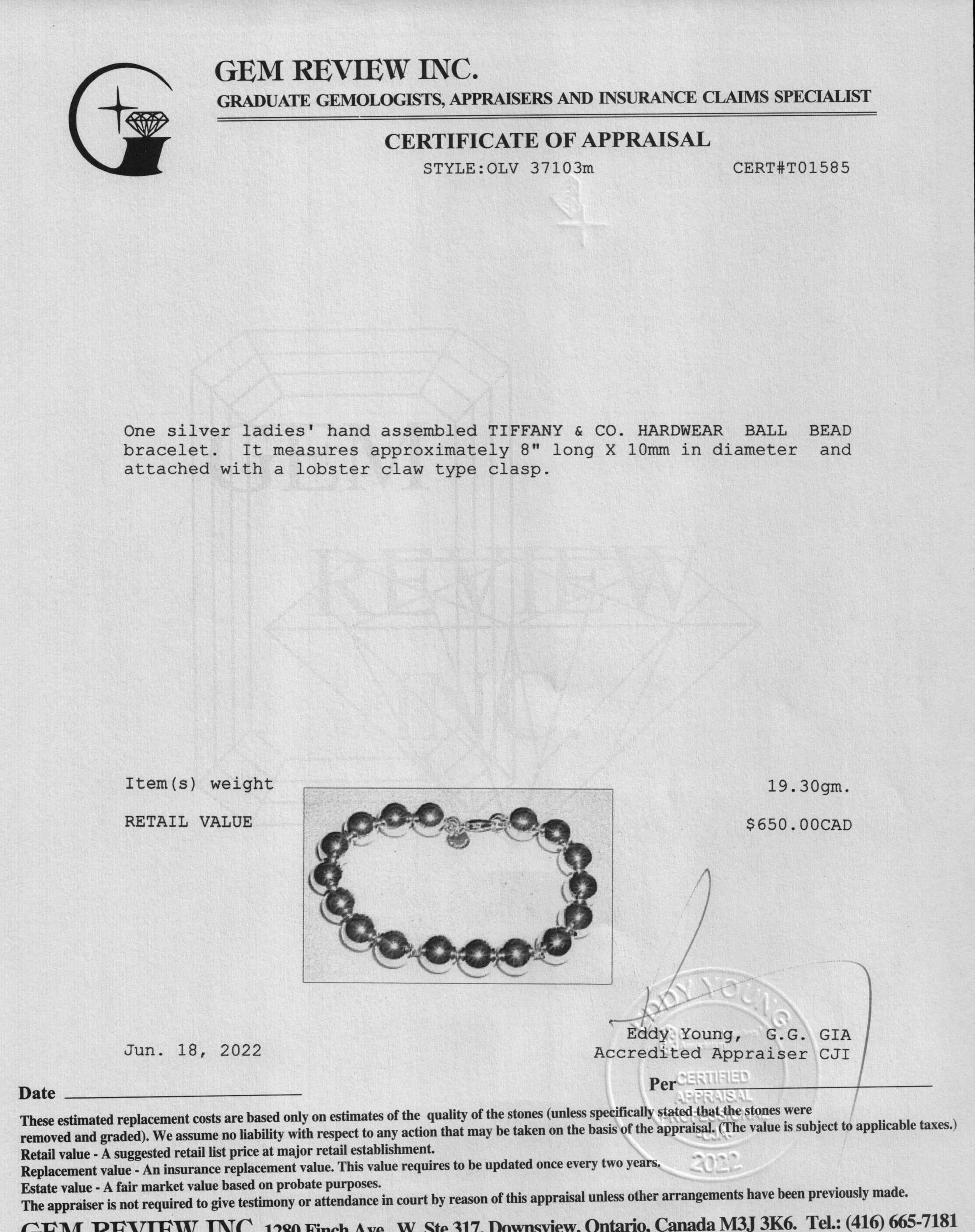 Tiffany & Co. HardWear Ball Bracelet