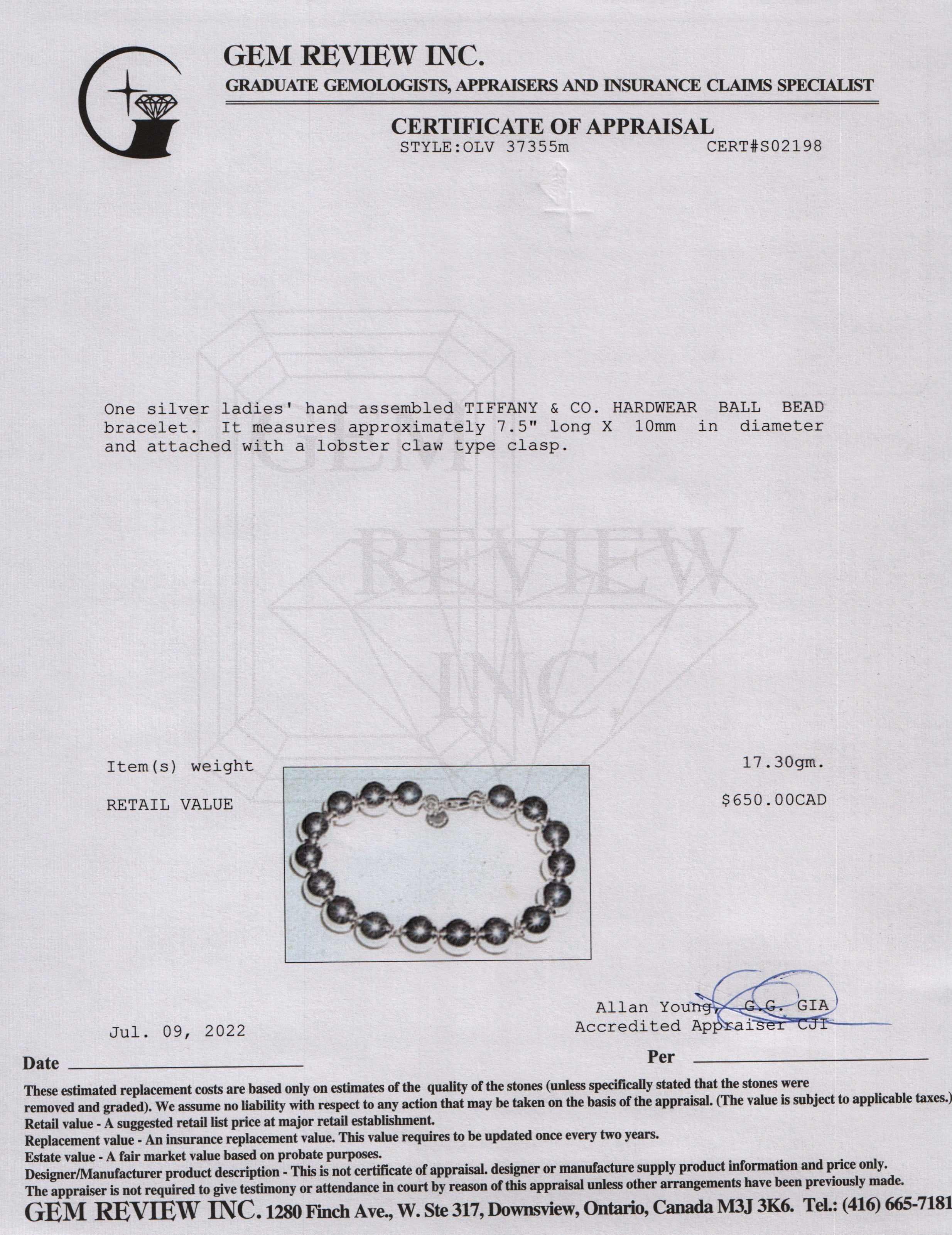 Tiffany & Co. HardWear Ball Bracelet