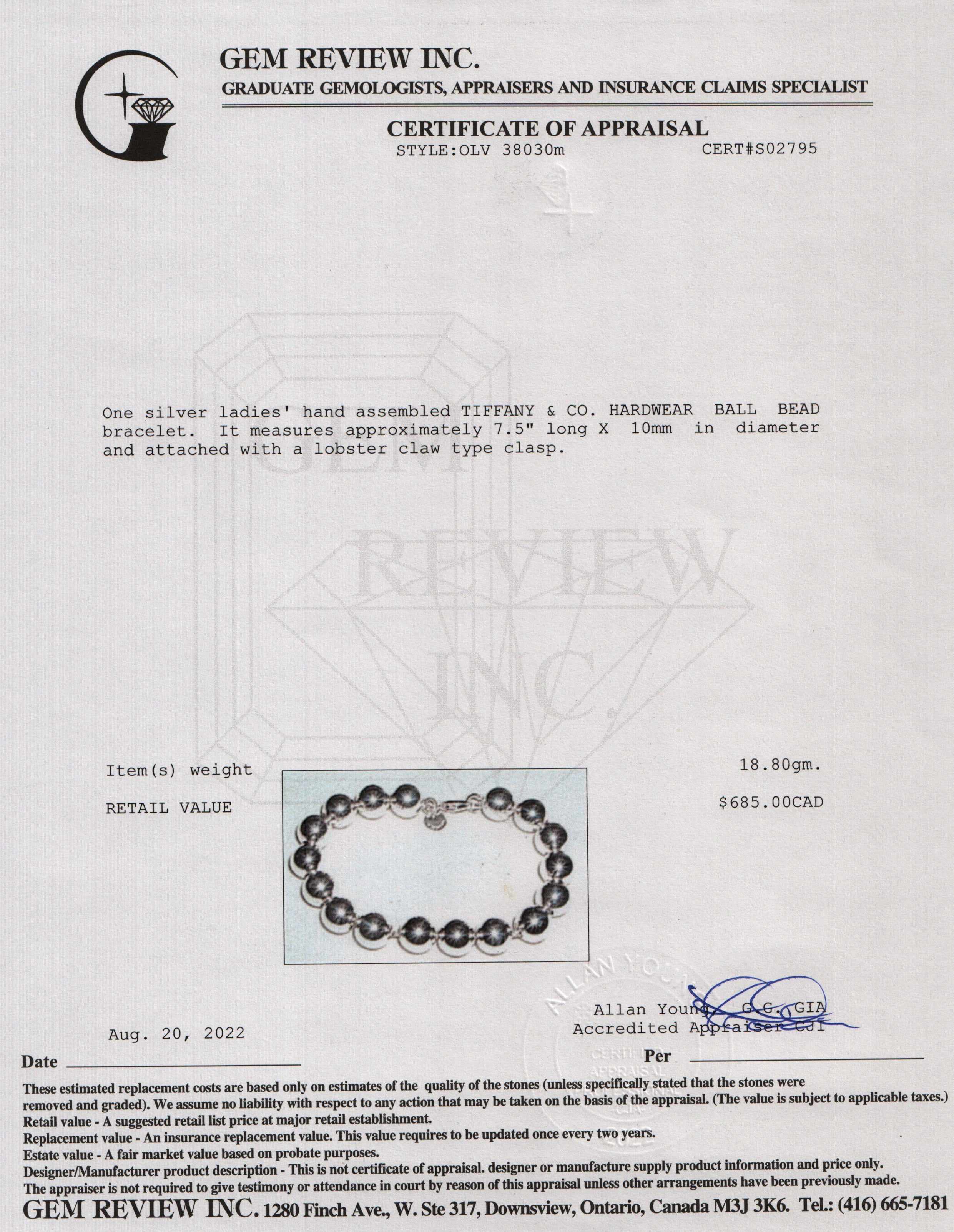 Tiffany & Co. HardWear Ball Bracelet