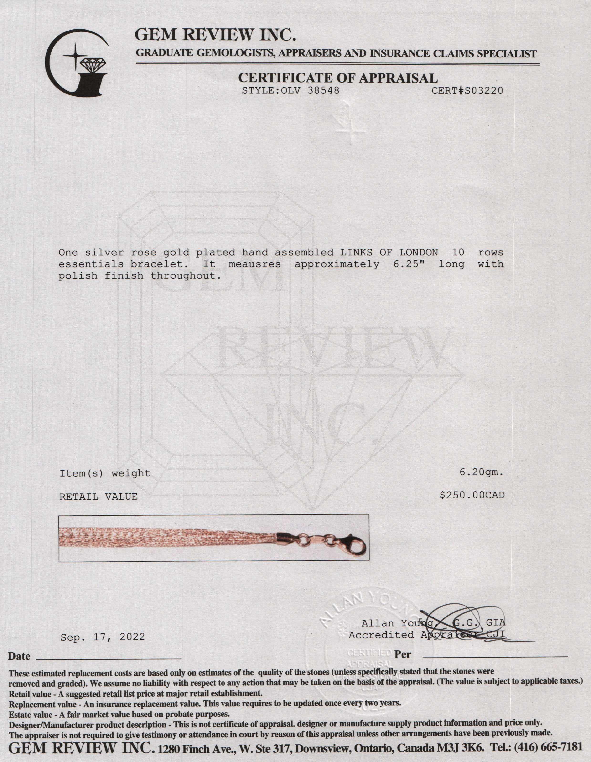 Links of London 10 Row Essential Bracelet