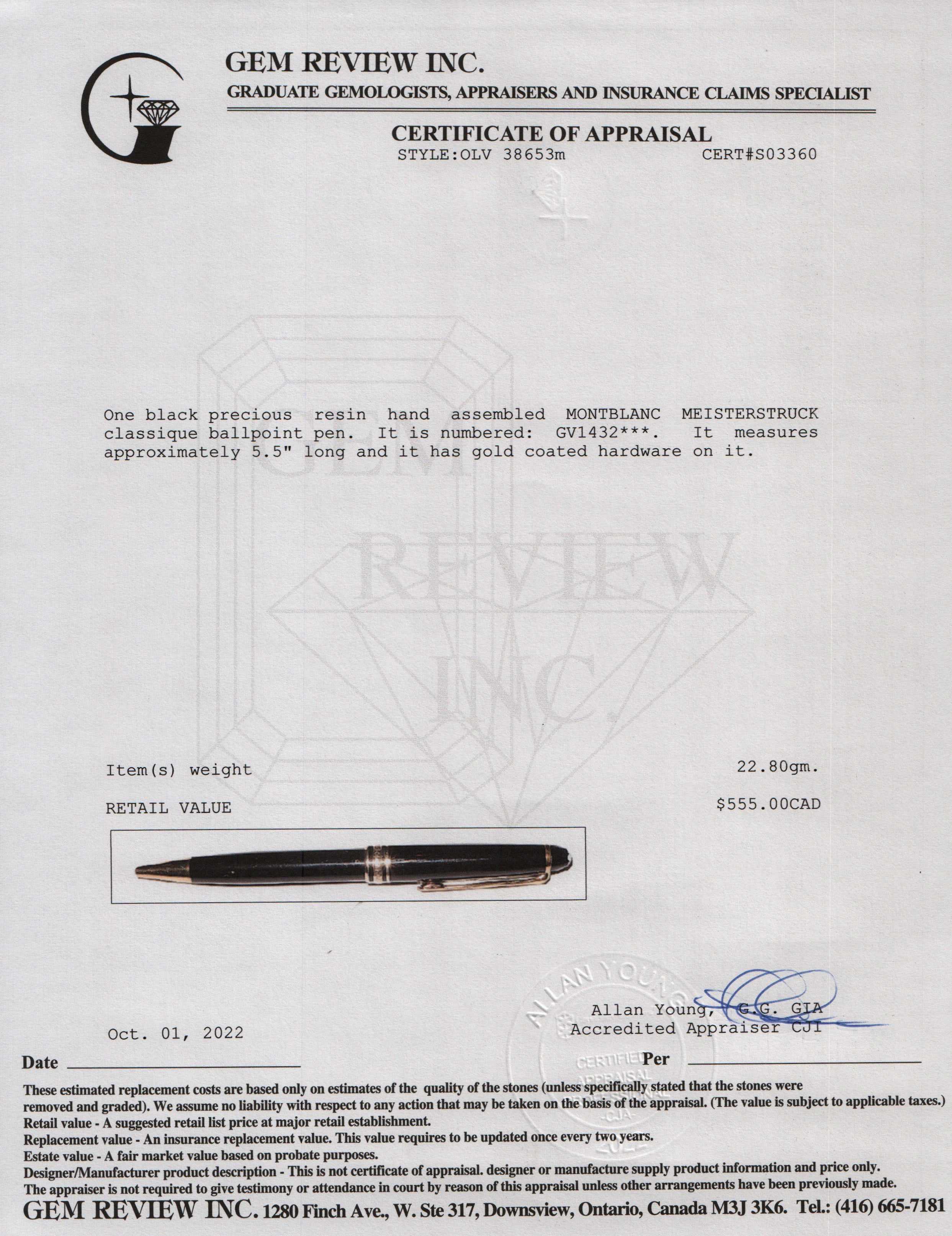 Montblanc Meisterstuck Classique Pen