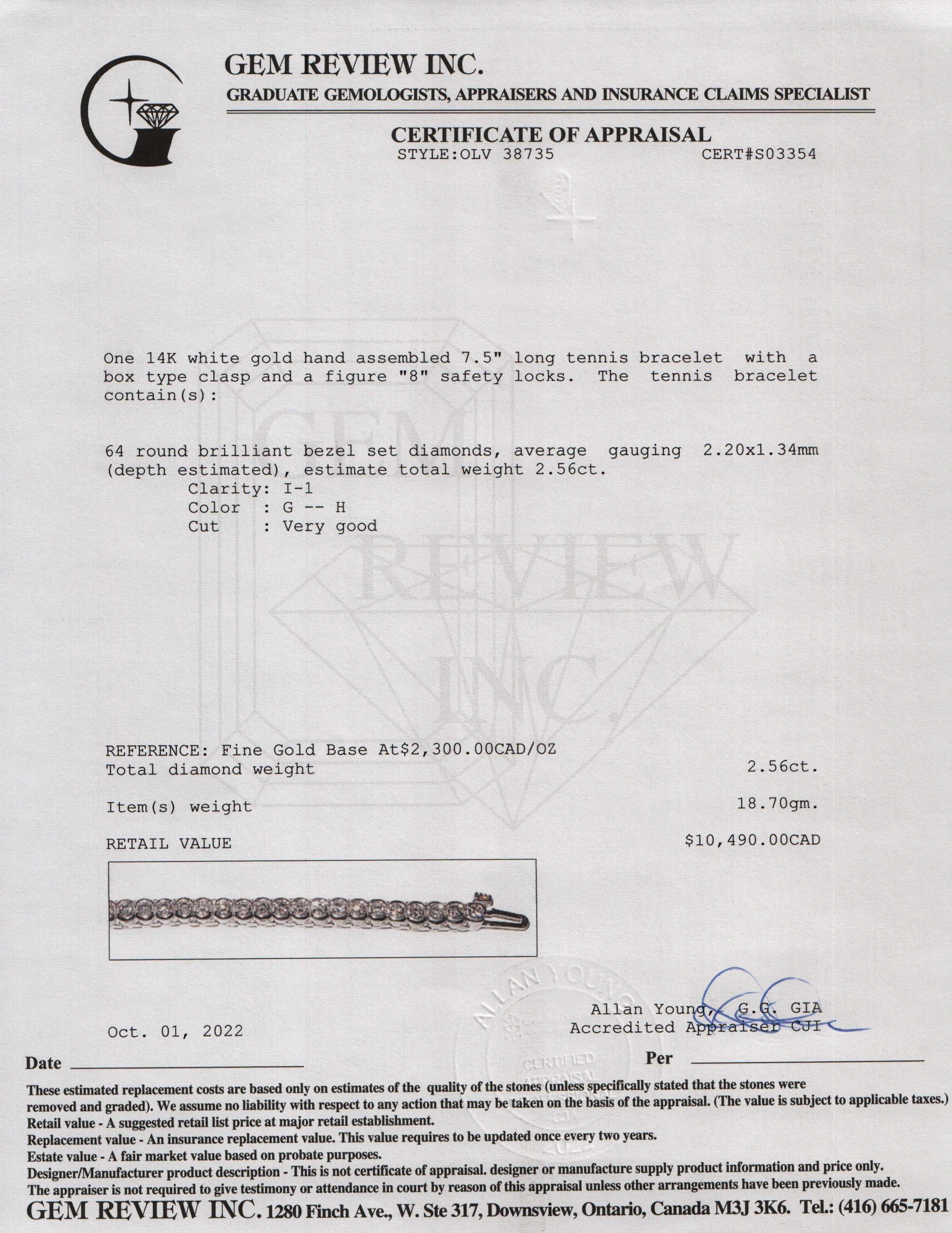 Diamond Tennis Bracelet