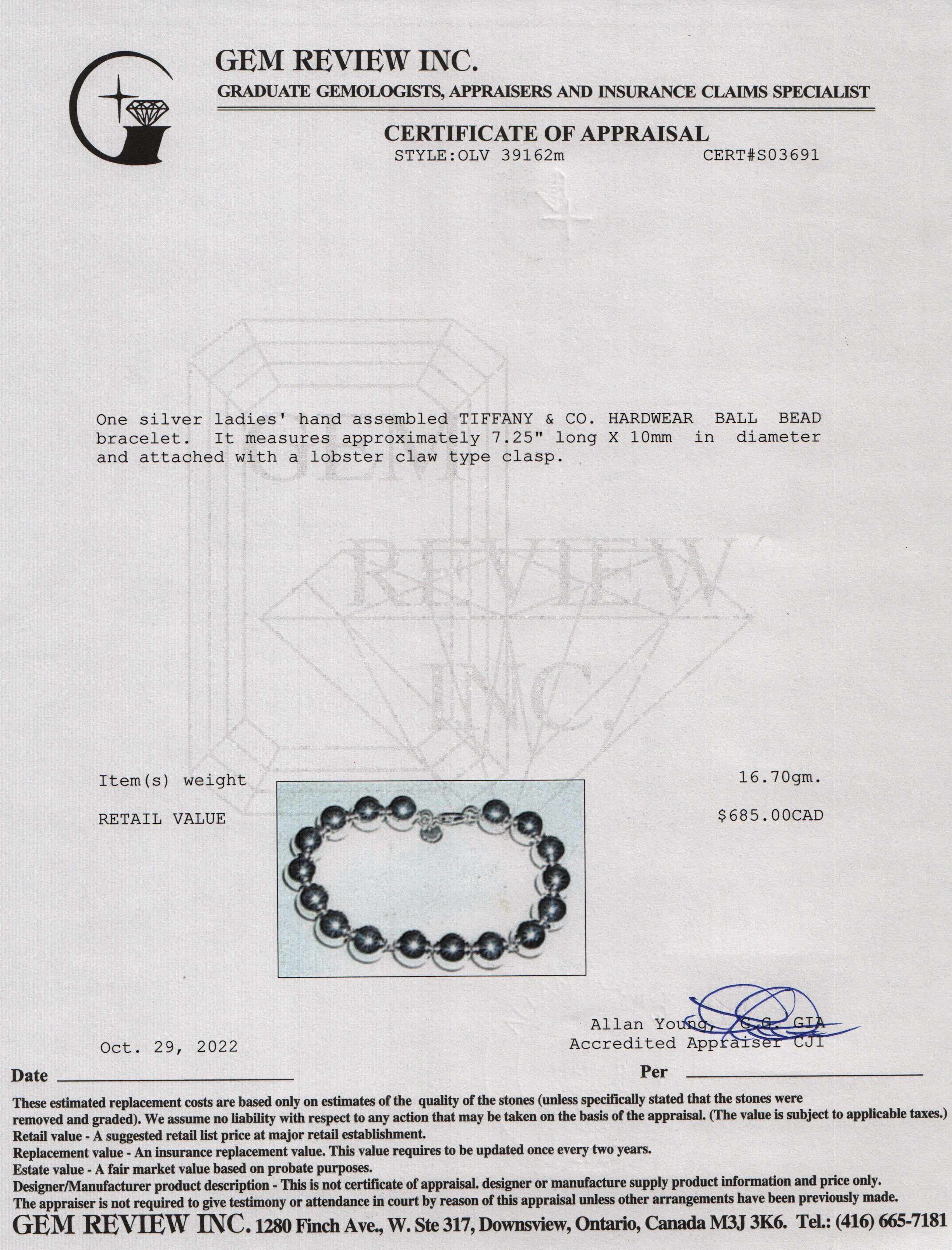 Tiffany & Co. HardWear Ball Bracelet