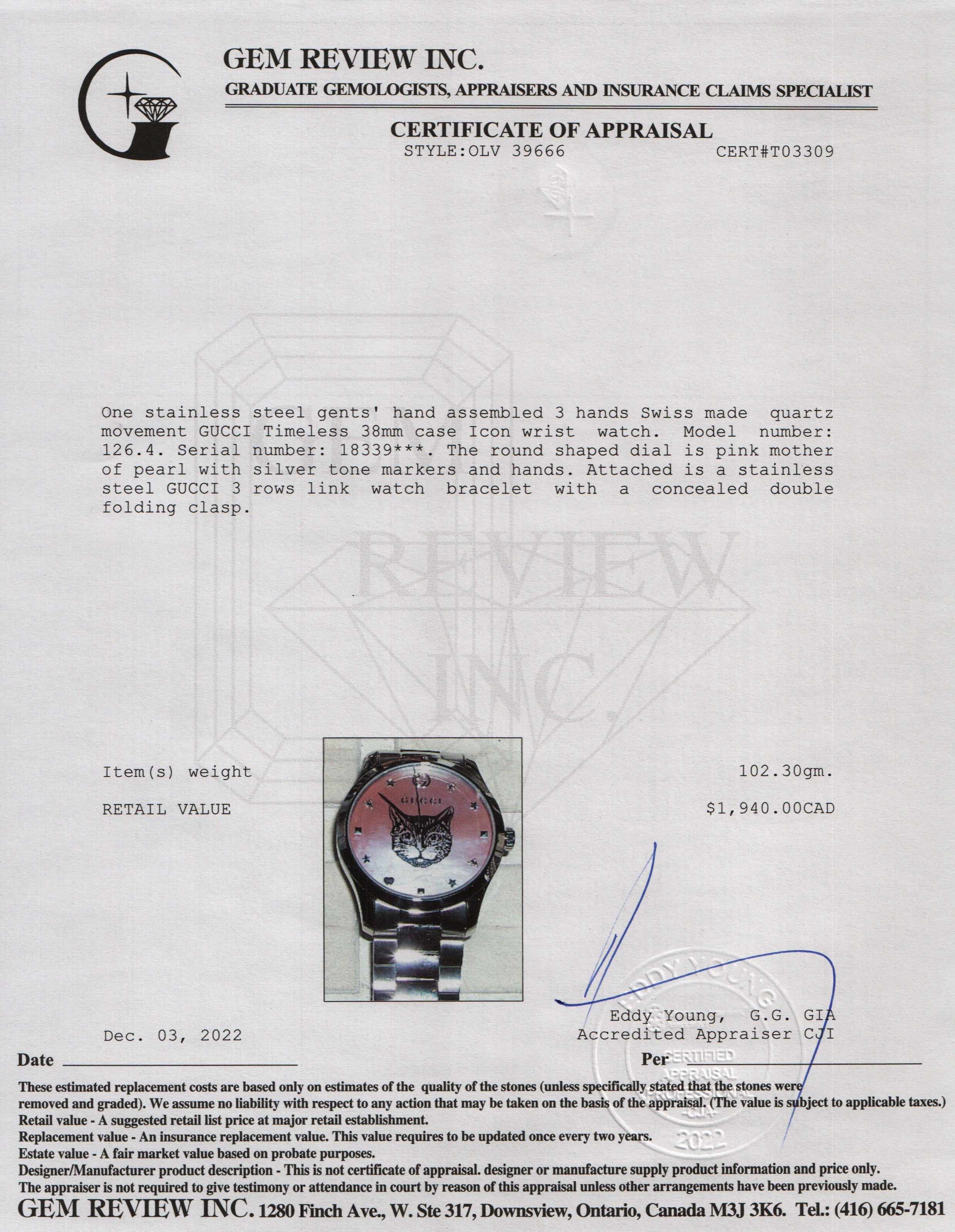 Gucci G-Timeless Iconic Watch, 38mm