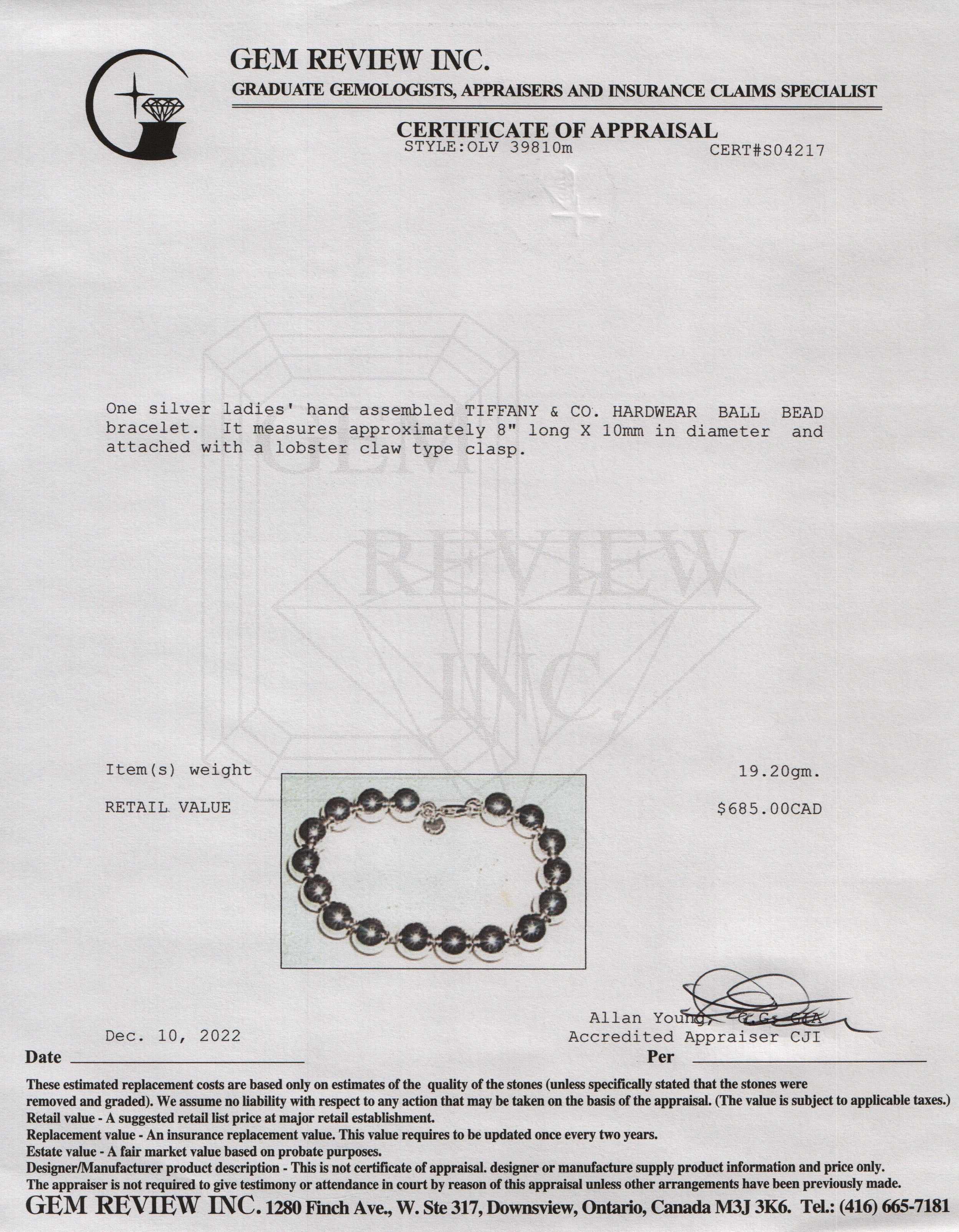 Tiffany & Co. HardWear Ball Bracelet