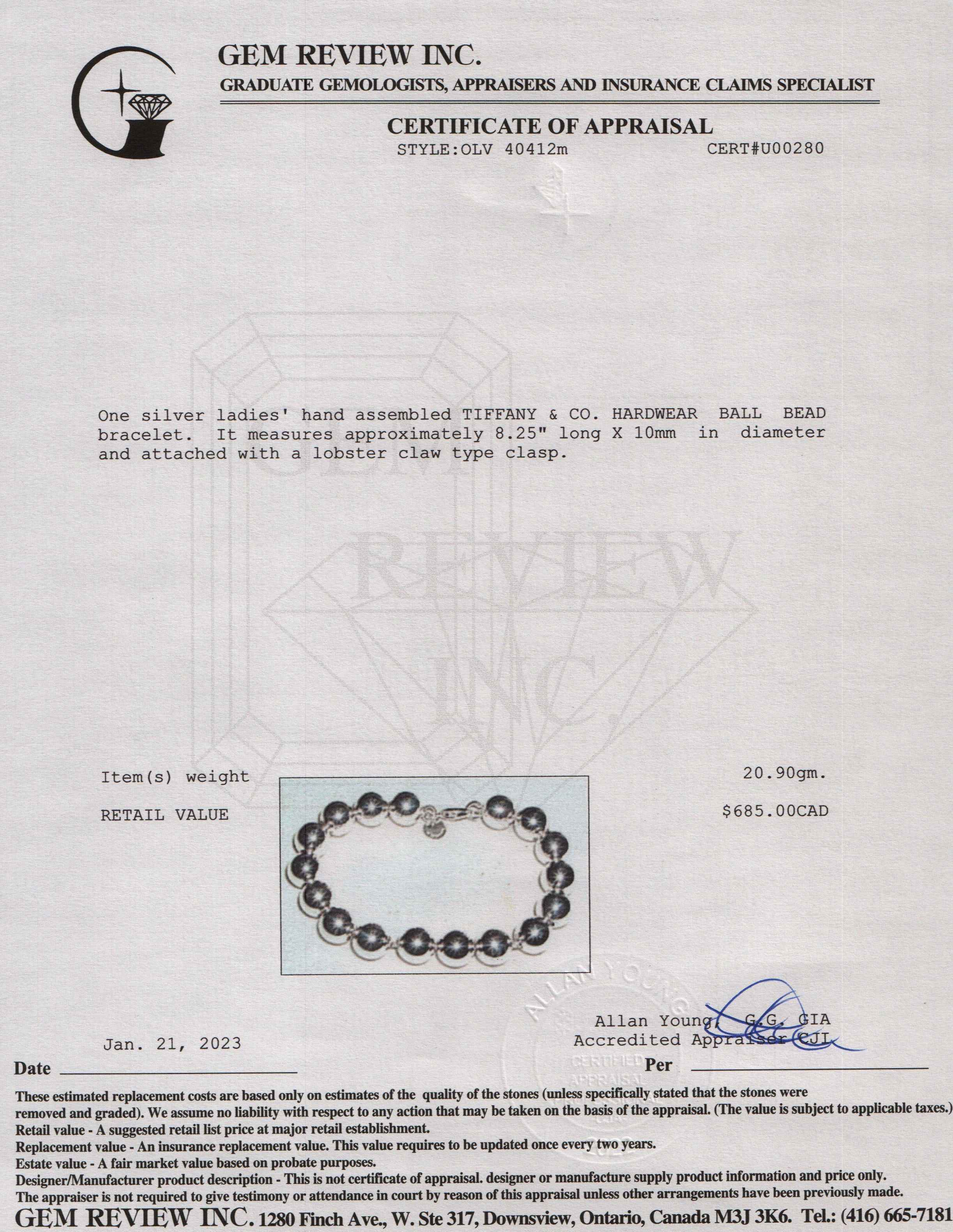 Tiffany & Co. HardWear Ball Bracelet