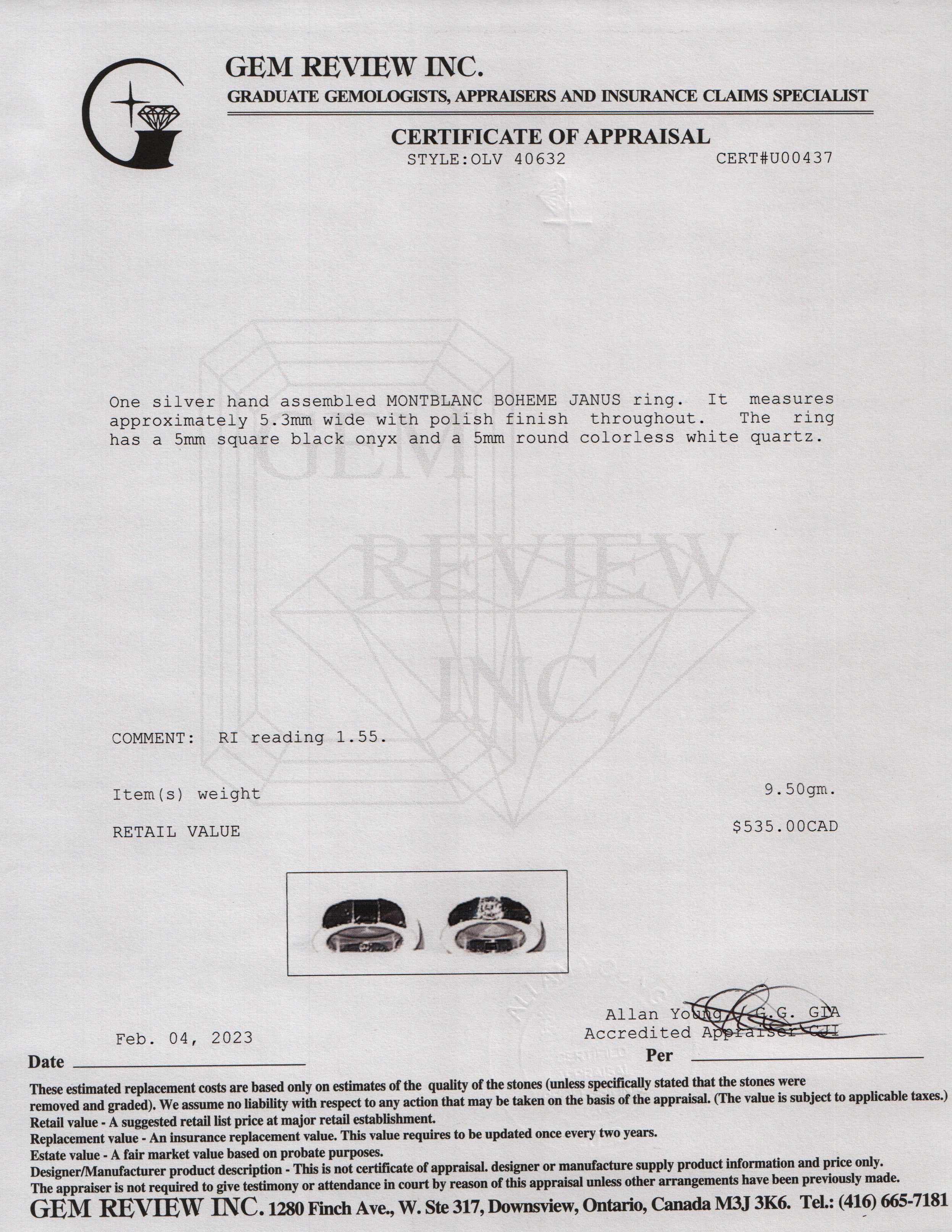 Montblanc Boheme Janus Ring