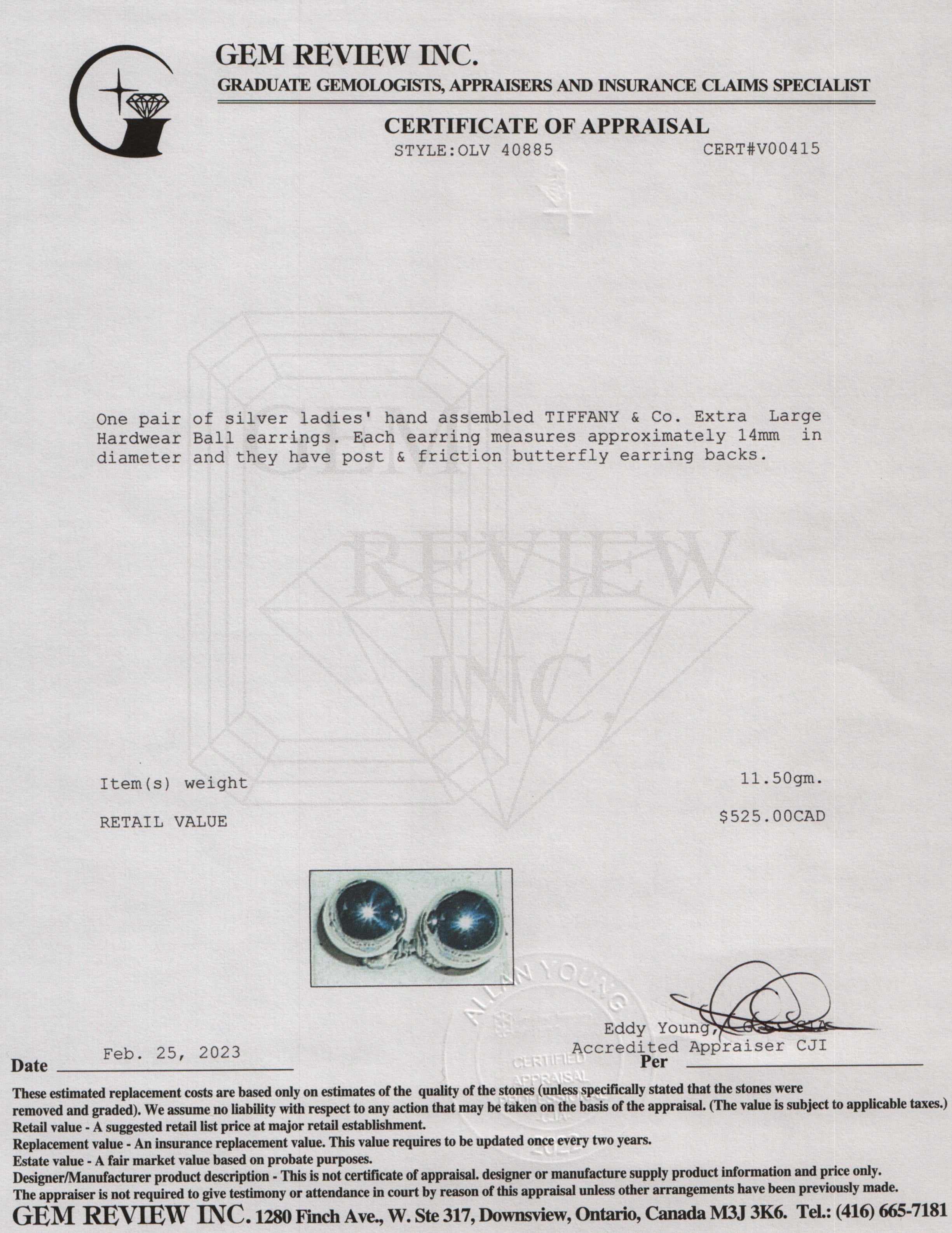 Tiffany & Co. Extra Large 14 mm HardWear Ball Earrings