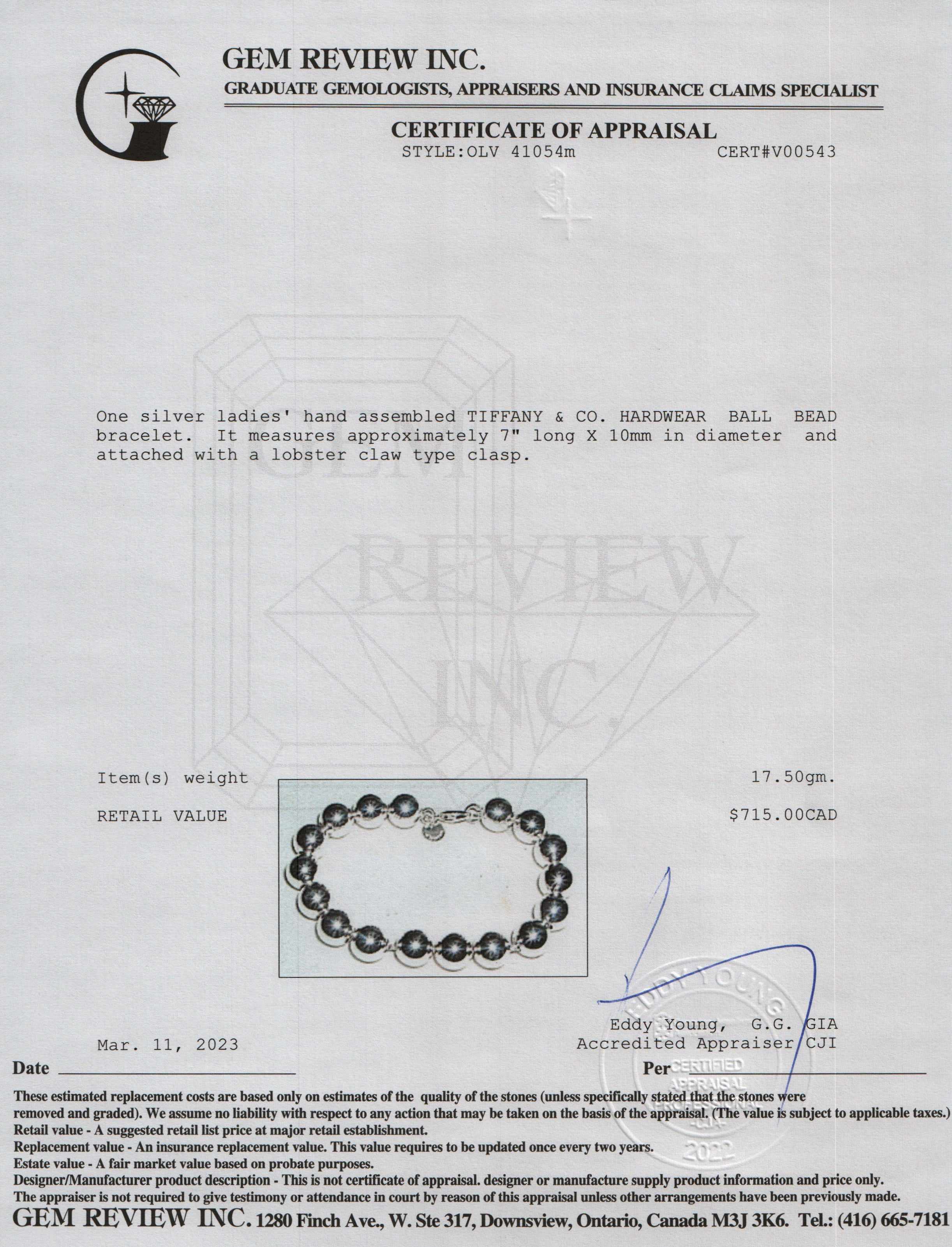 Tiffany & Co. HardWear Ball Bracelet