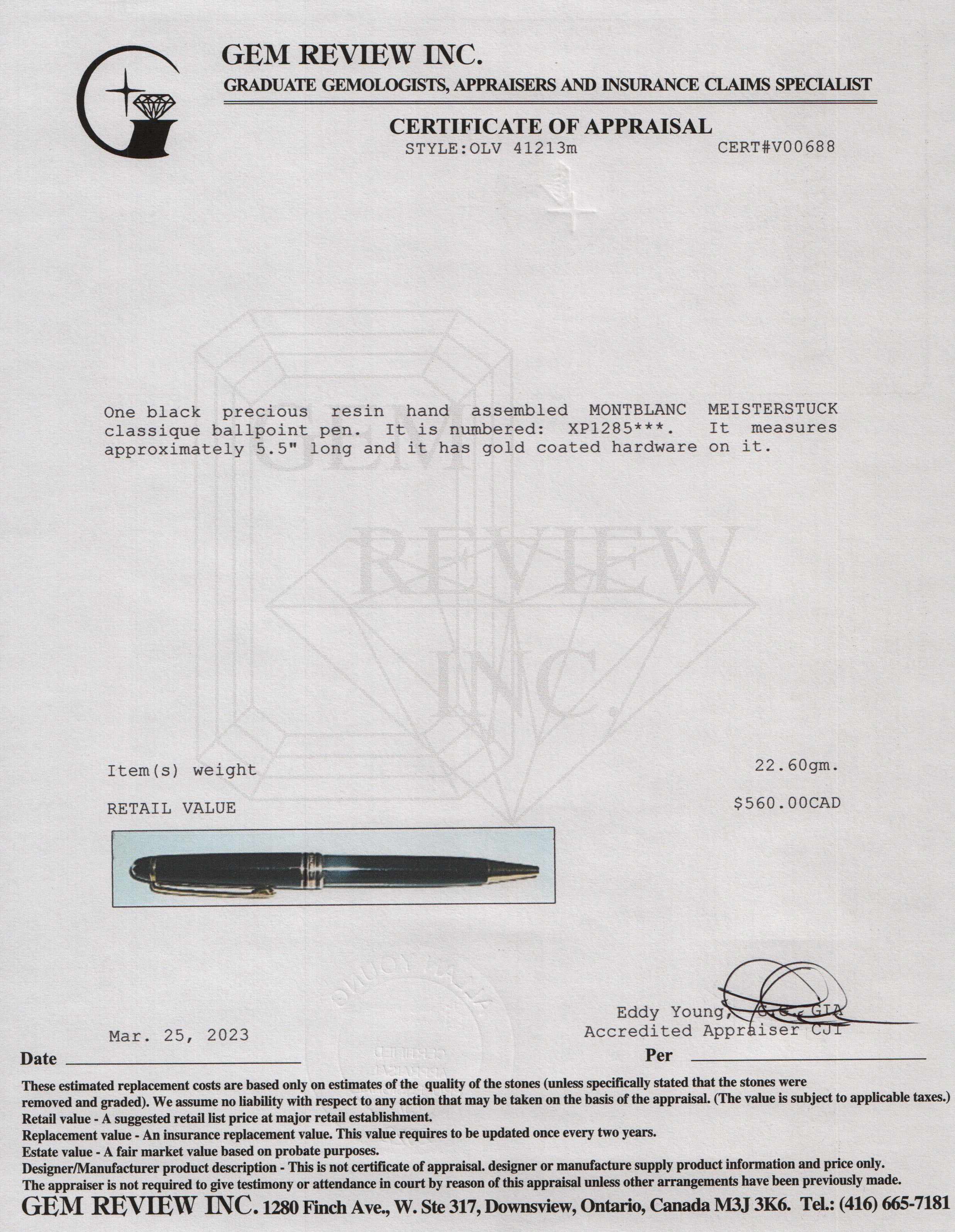 Montblanc Meisterstuck Classique Ballpoint Pen