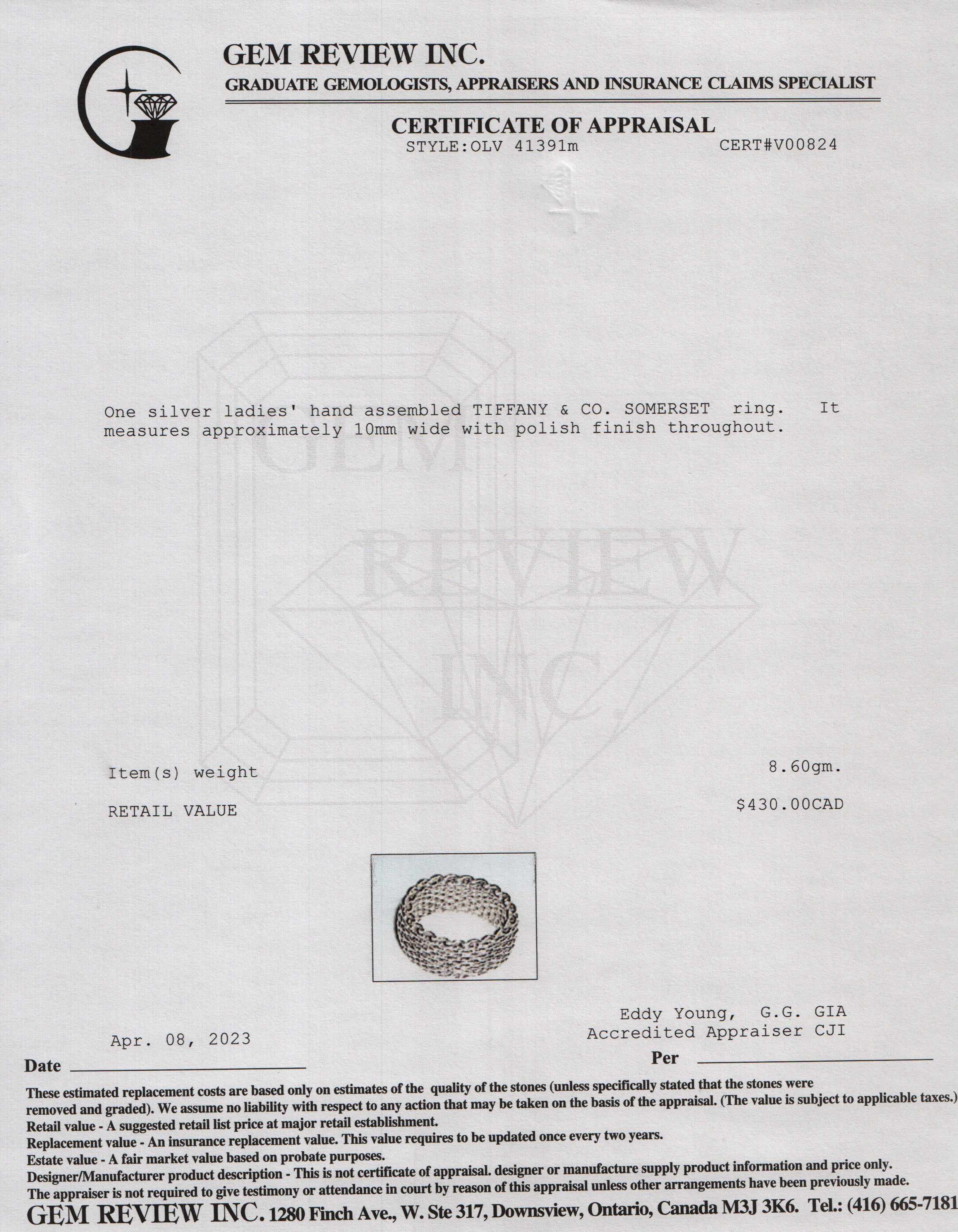 Tiffany & Co. Somerset Ring