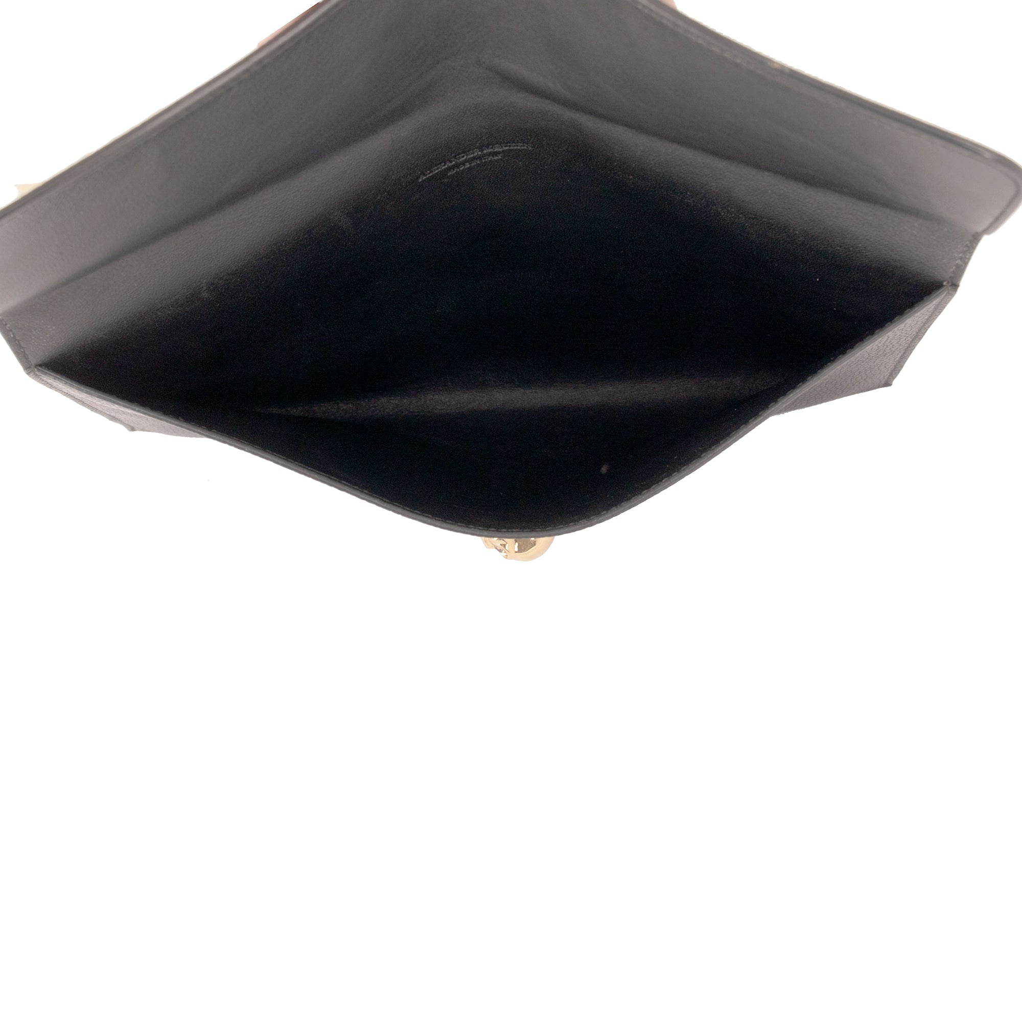 Alexander McQueen Leather Skull Envelope Clutch w/ Box