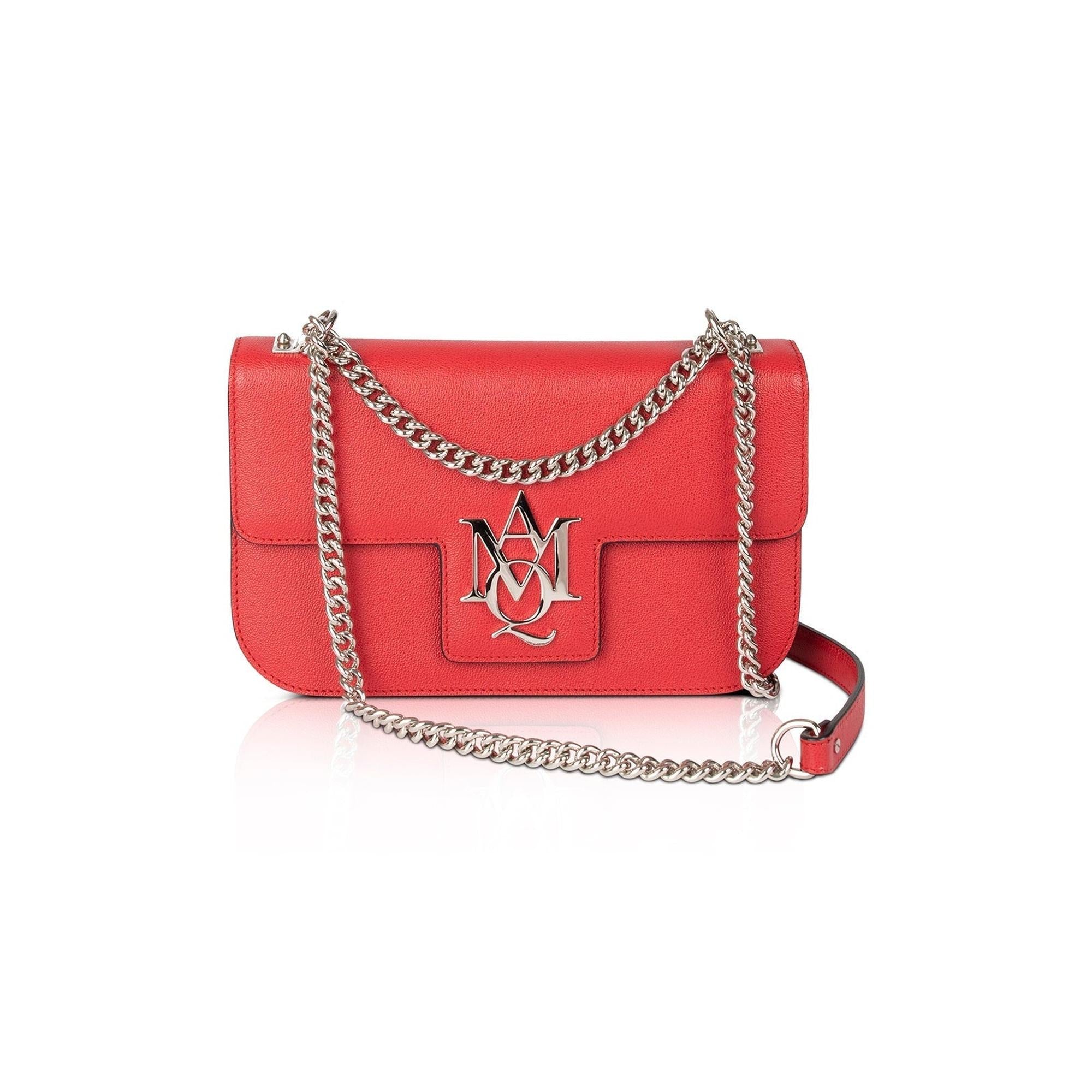 Alexander McQueen Medium Insignia Chain Flap Crossbody Bag
