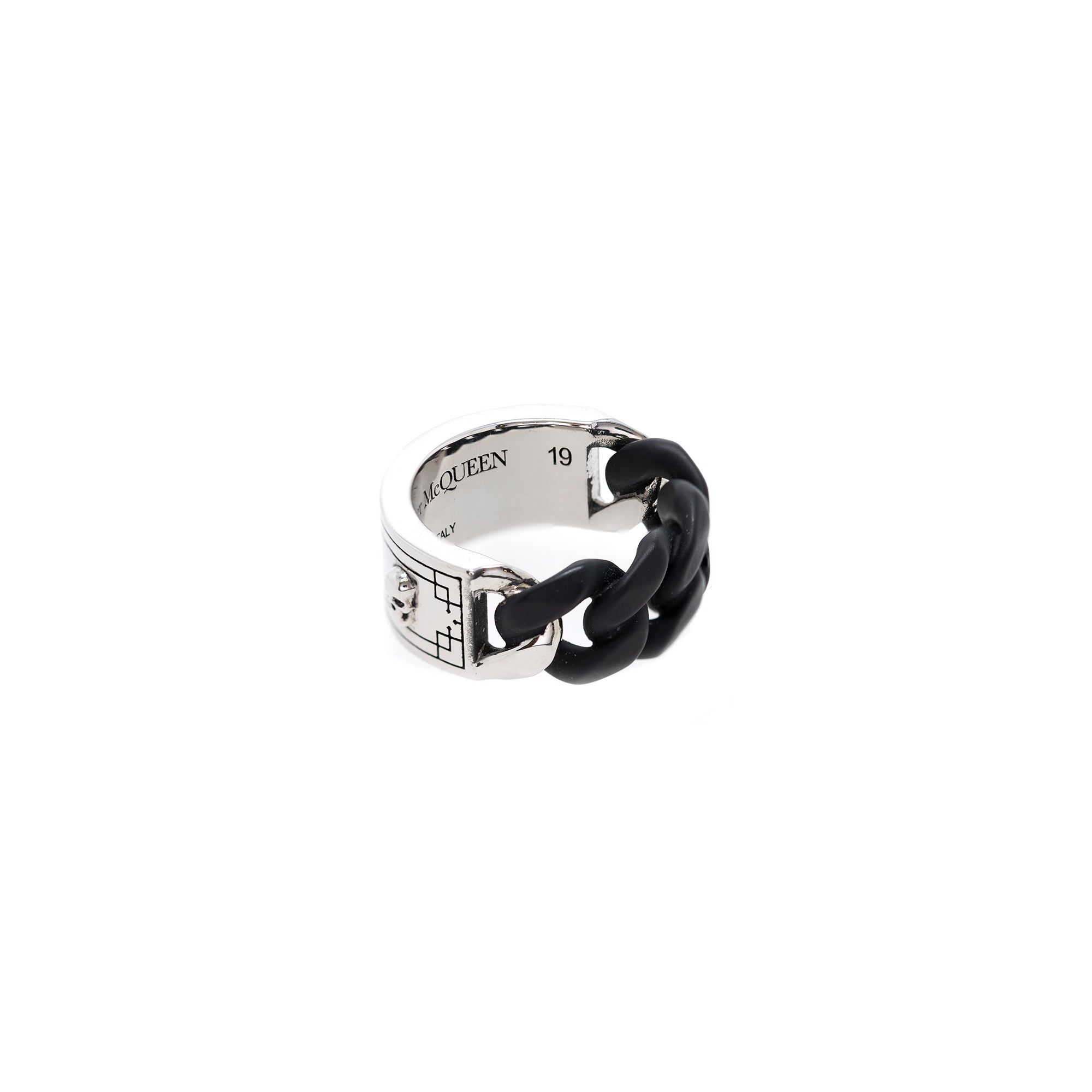 Alexander McQueen Men's Identity Chain Ring